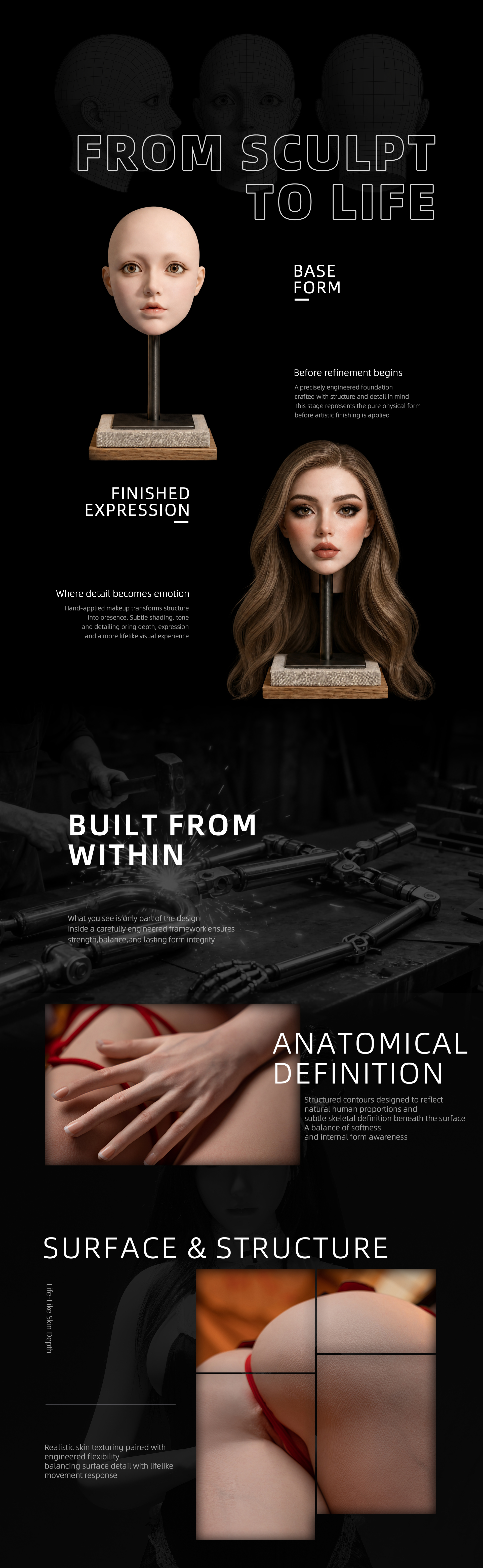  - HAREM silicone sex doll full default premium system ROS head
