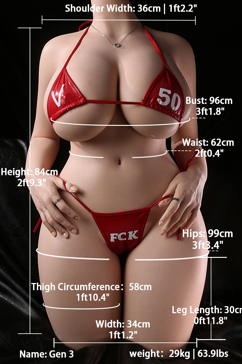 Torso Silikon Gen 3 - Nianta sex doll store