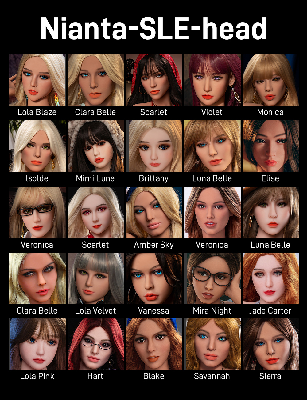 SLE Sex Doll Head - Nianta sex doll store