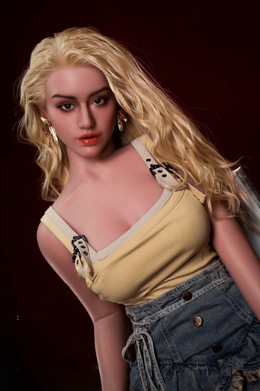 Soft Silicone #O17 Mouth Open Blowjob ROS Sex Doll Head Only - Harem sex doll