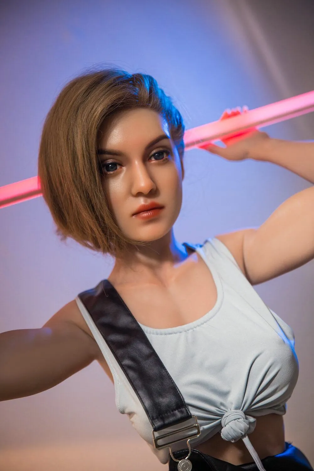 Soft Silicone #O11 Mouth Open Blowjob ROS Sex Doll Head Only - Harem sex doll