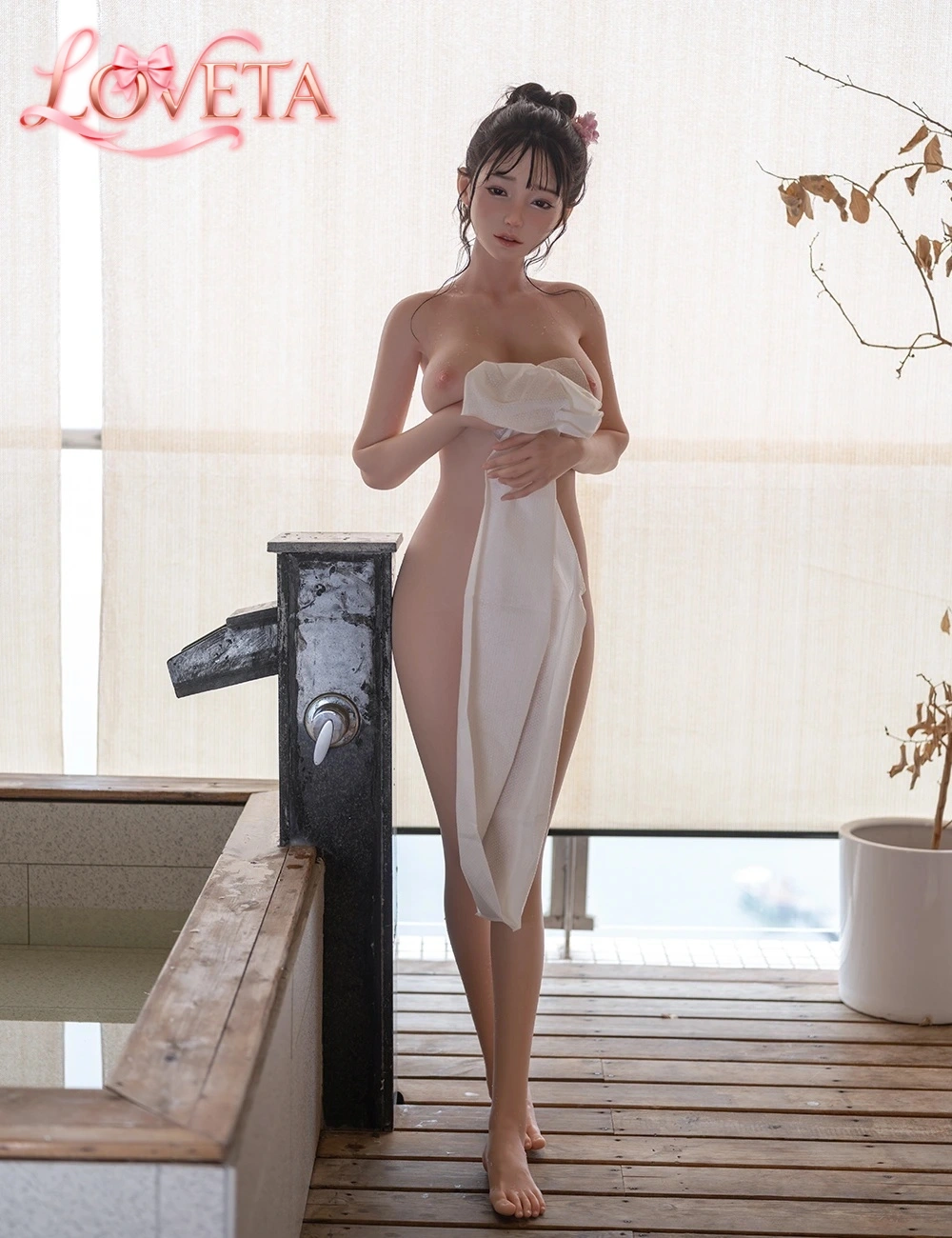 HAREM 158CM #B107 SILICONE REALISTIC SEX DOLL - Harem sex doll