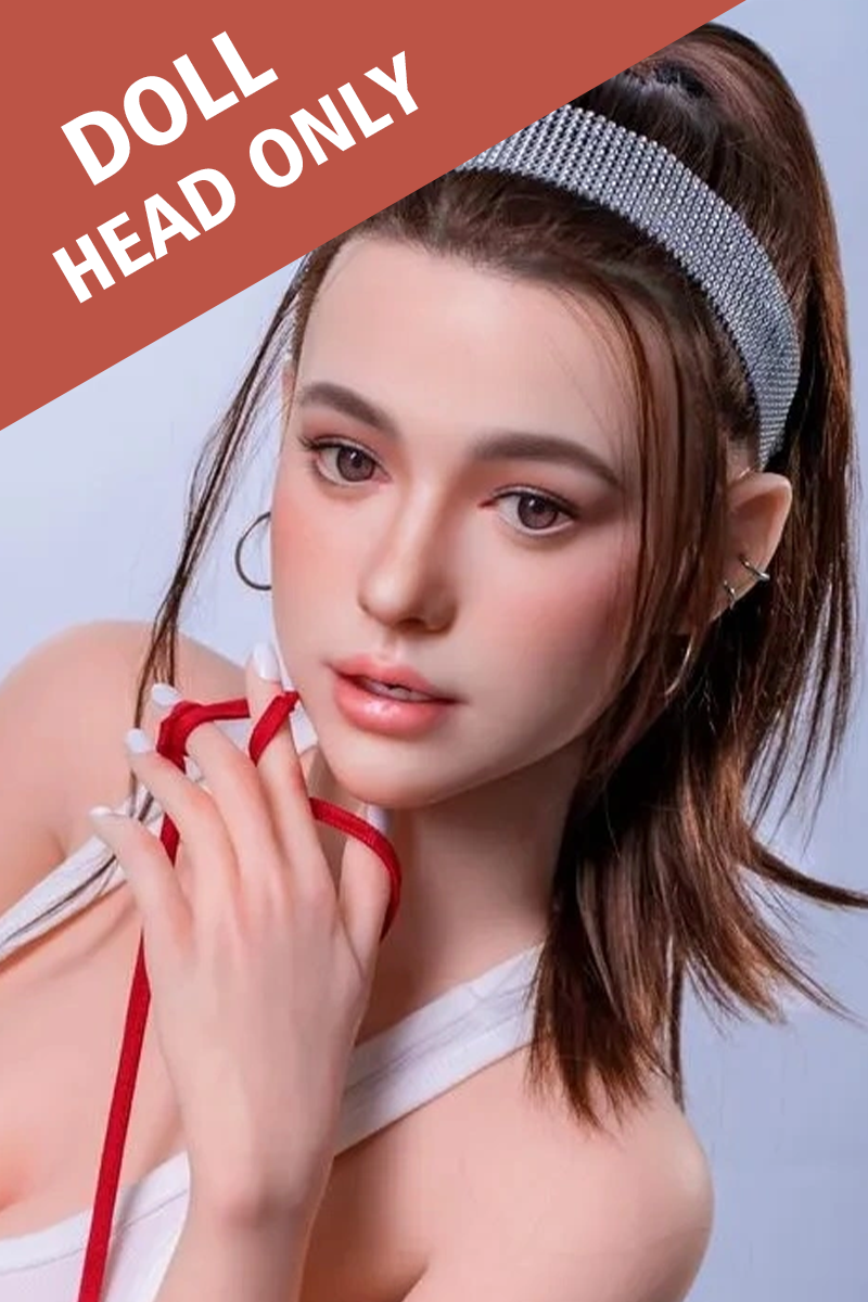 Soft Silicone #O20 Mouth Open Blowjob ROS Sex Doll Head Only - Loveta sex doll