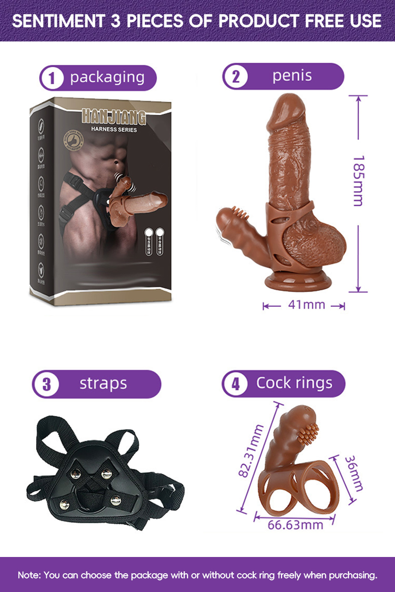 HAREM Portable Black Dildo - Harem sex doll