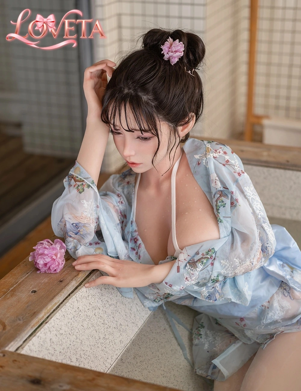 HAREM 158CM #B107 SILICONE REALISTIC SEX DOLL - Harem sex doll