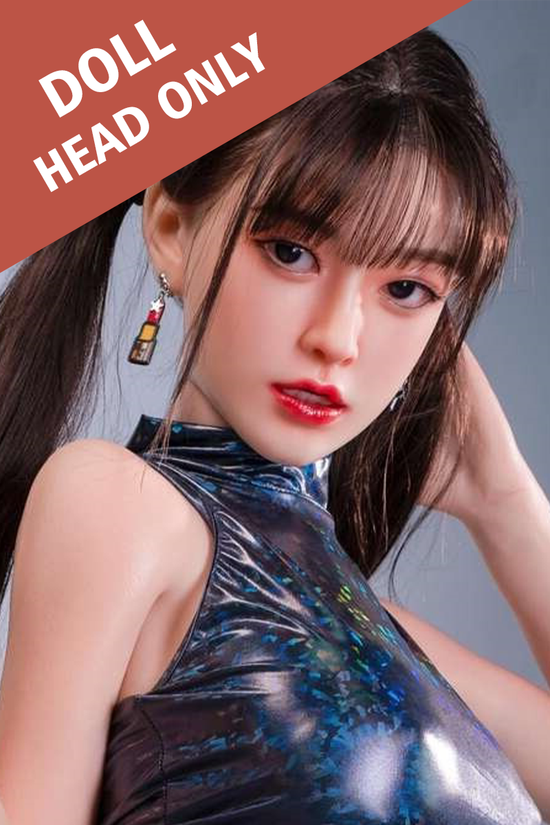 Soft Silicone #O15 Mouth Open Blowjob ROS Sex Doll Head Only - Loveta sex doll