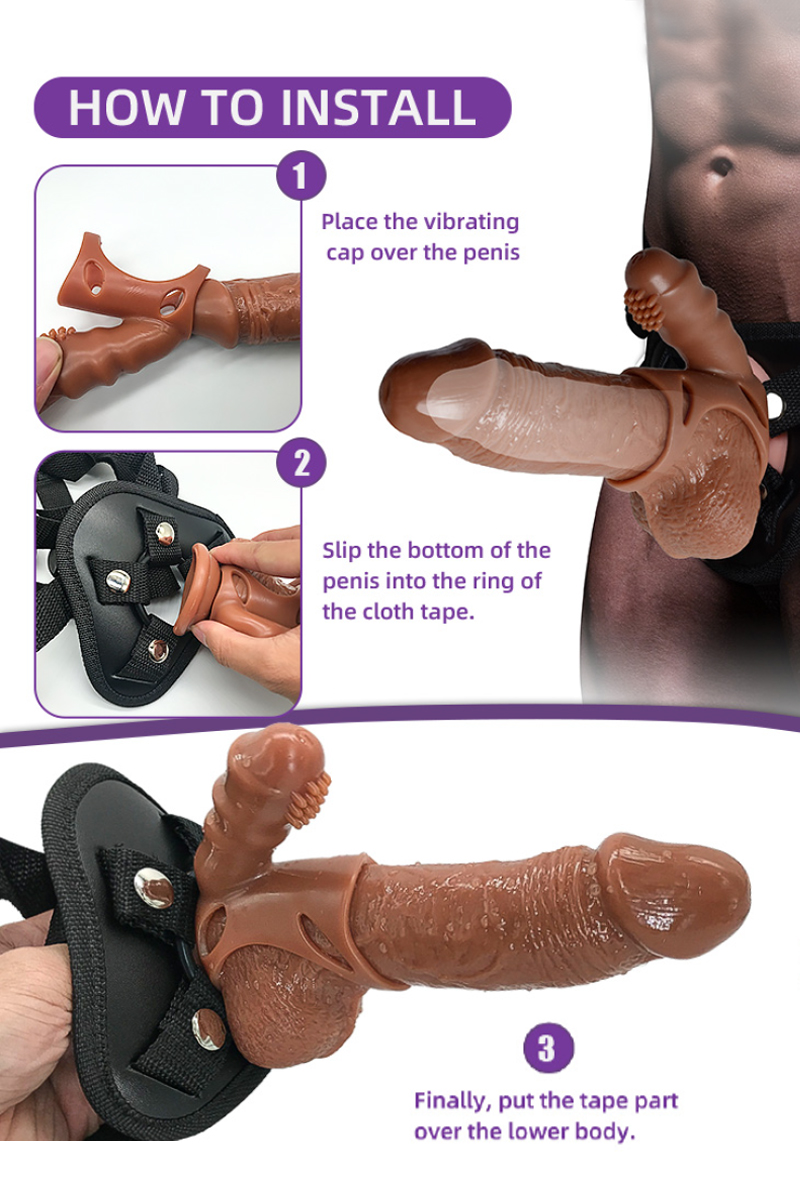 HAREM Portable Black Dildo - Harem sex doll