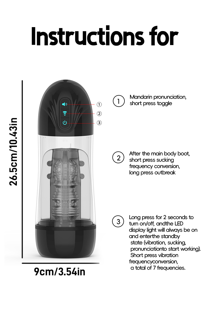 HAREM Black Clear Cup - Harem sex doll