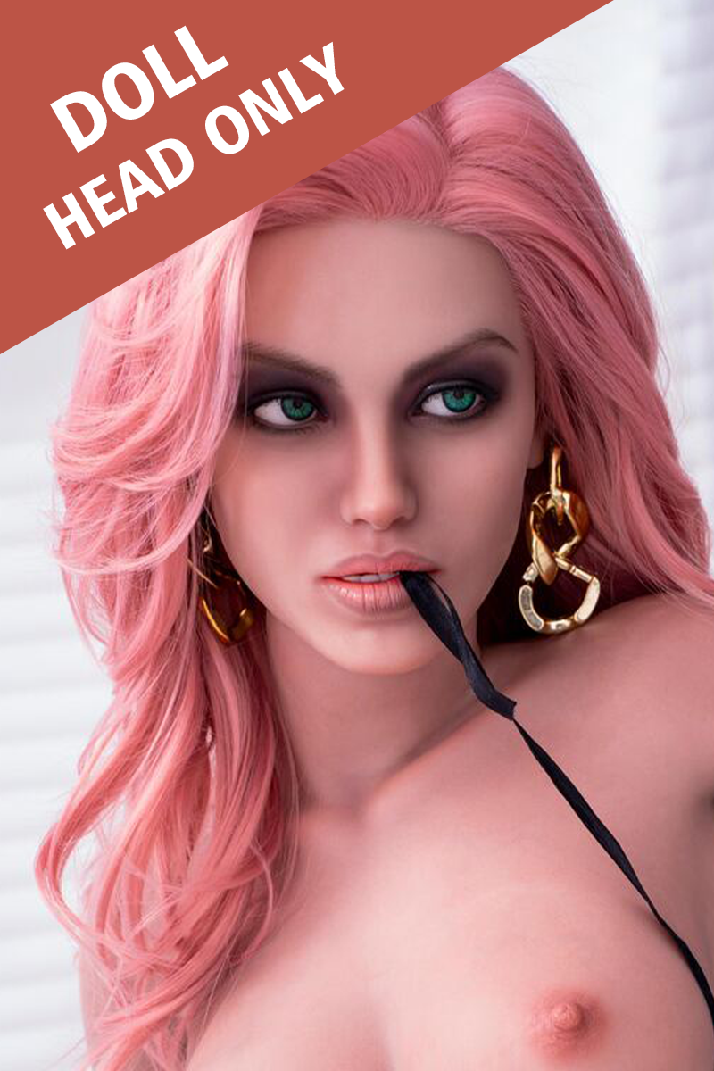 Soft Silicone #O16 Mouth Open Blowjob ROS Sex Doll Head Only - Harem sex doll