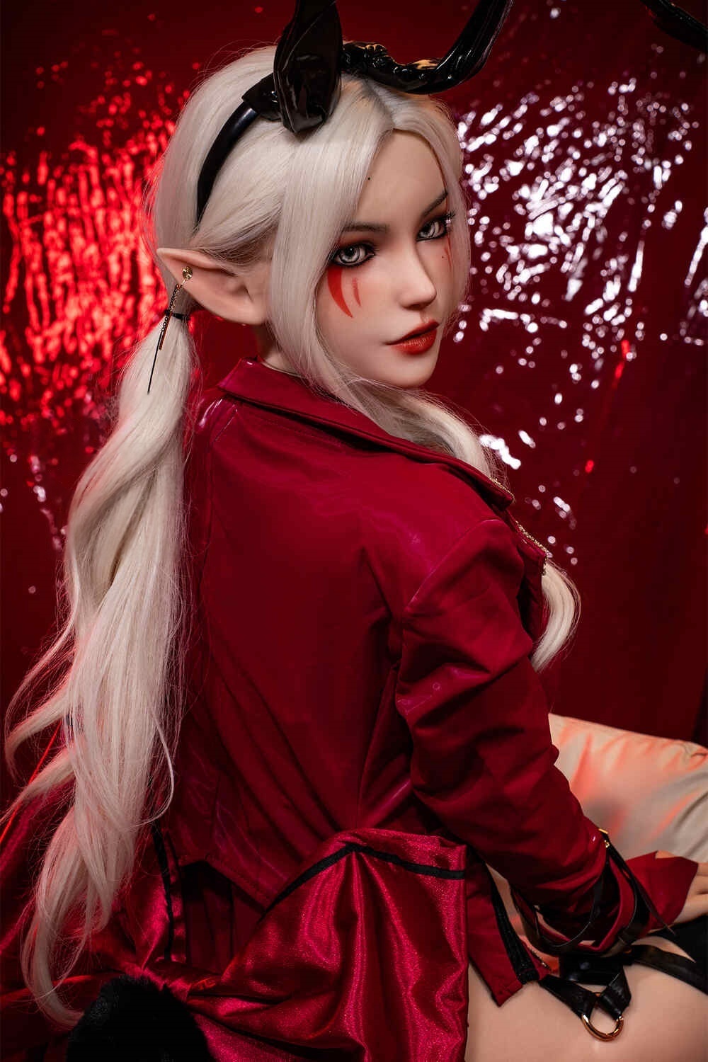 Soft Silicone #O23 Mouth Open Blowjob ROS Sex Doll Head Only - Harem sex doll