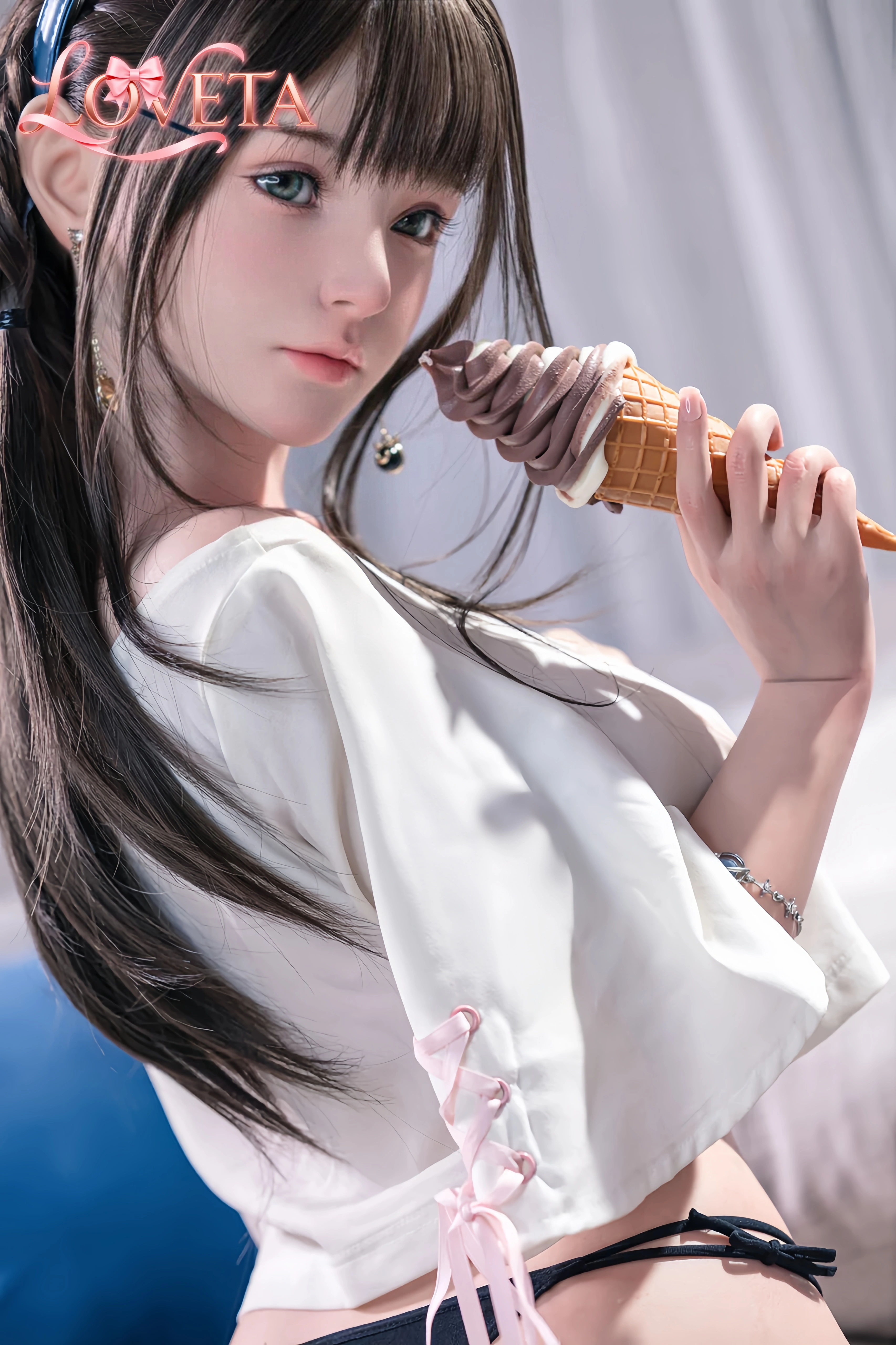 HAREM 158CM #B161 SILICONE REALISTIC SEX DOLL - Harem sex doll