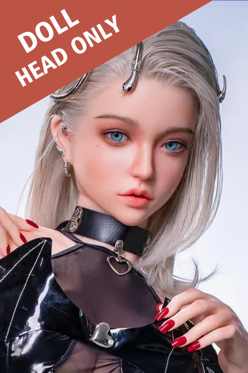 Soft Silicone #O12 Mouth Open Blowjob ROS Sex Doll Head Only - Harem sex doll