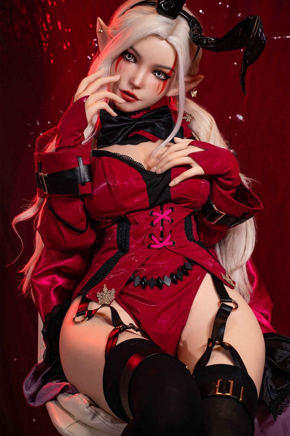 Soft Silicone #O23 Mouth Open Blowjob ROS Sex Doll Head Only - Harem sex doll