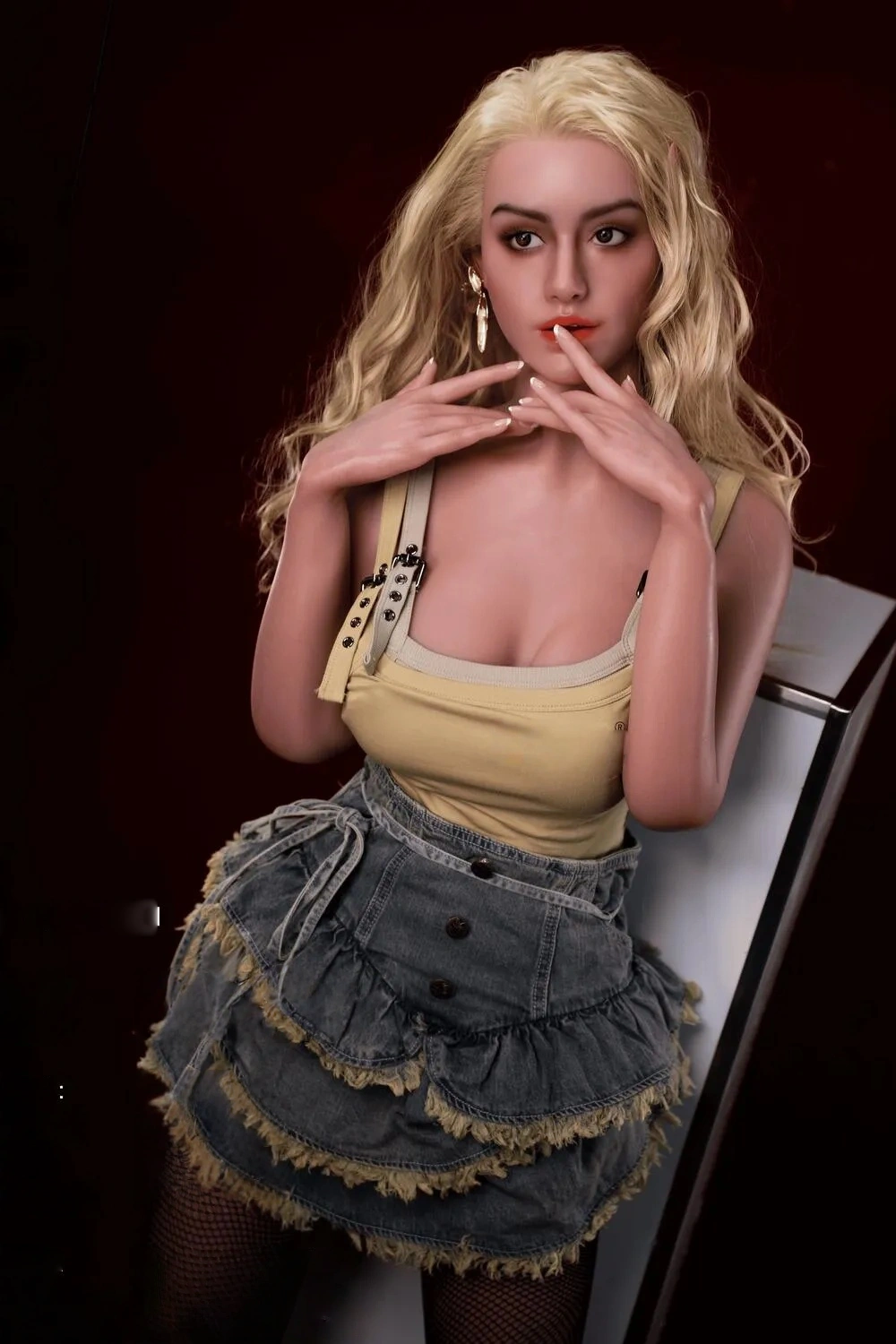 Soft Silicone #O17 Mouth Open Blowjob ROS Sex Doll Head Only - Harem sex doll