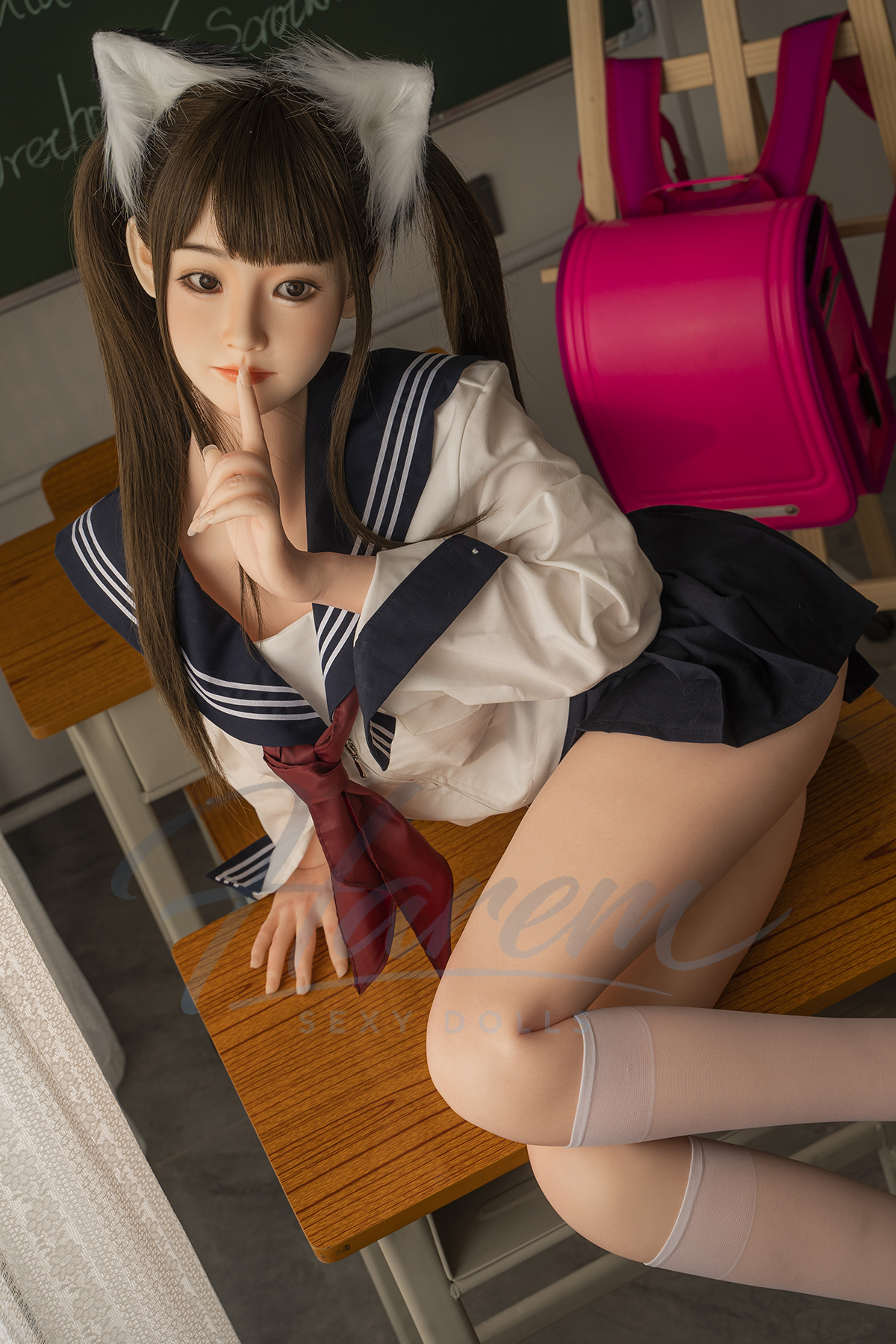 HAREM 150CM #F150 SILICONE REALISTIC SEX DOLL - HAREM silicone sex doll full default premium system ROS head