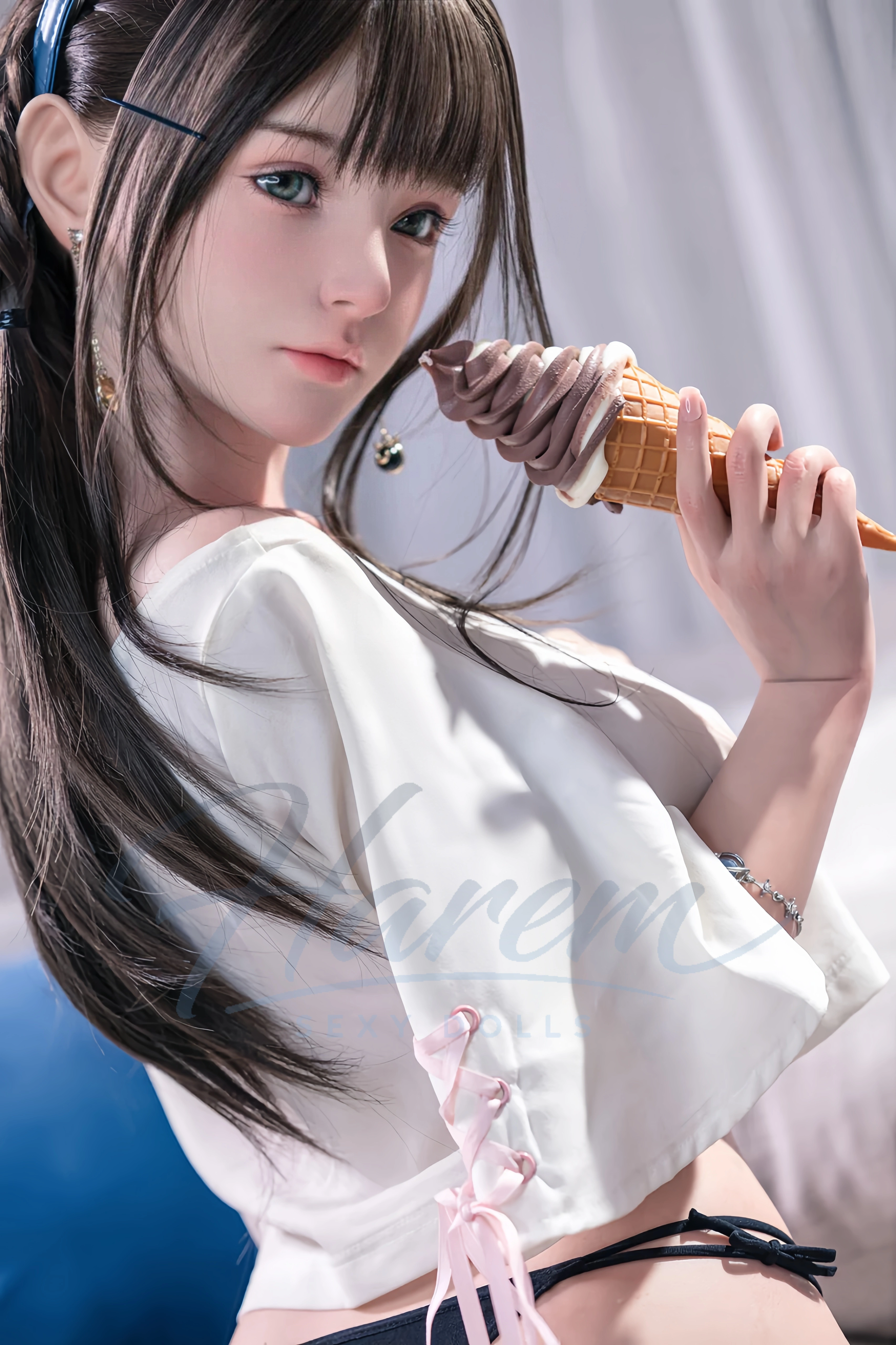 HAREM 158CM #B161 SILICONE REALISTIC SEX DOLL - Harem sex doll