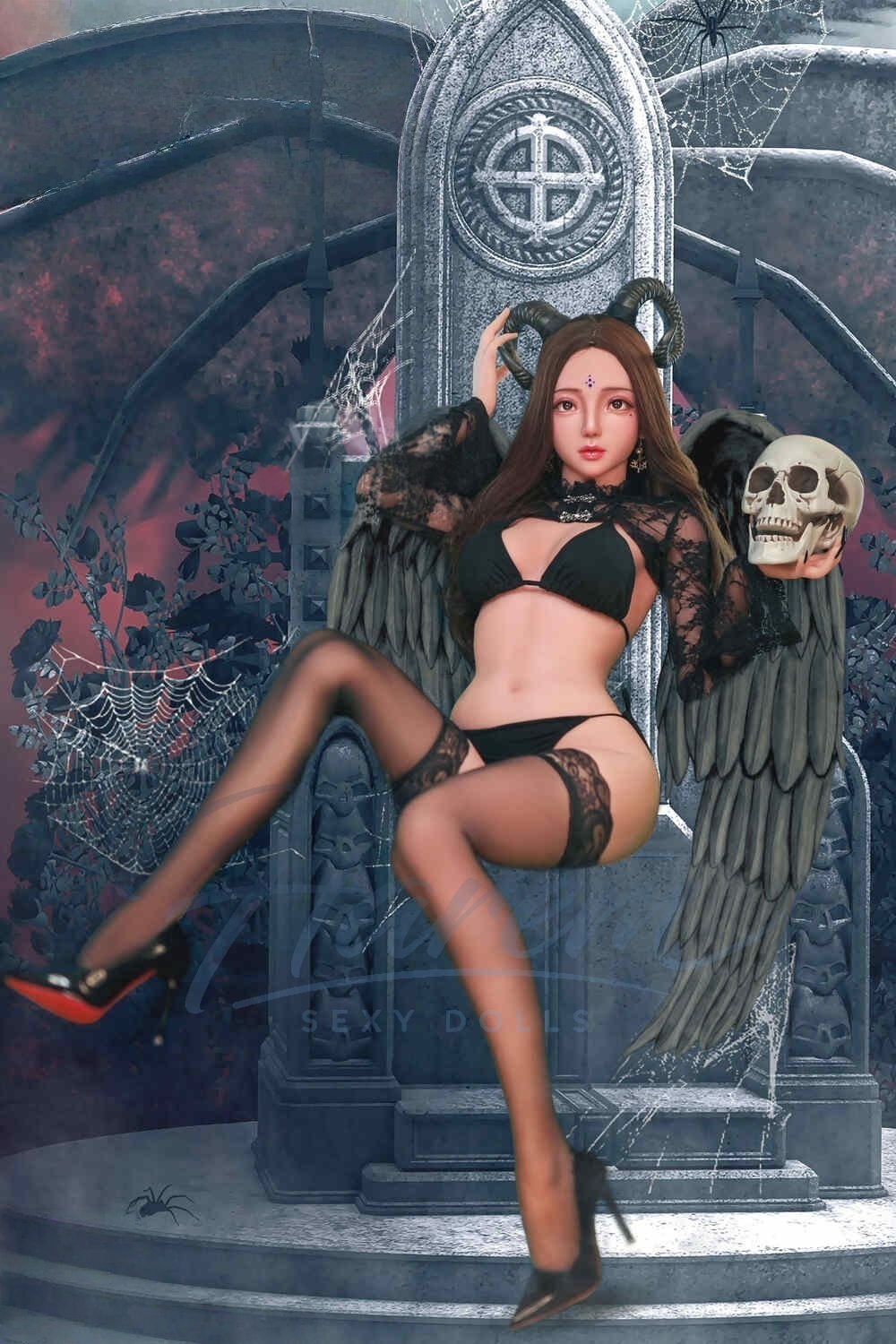 HAREM 168CM #A184 TPE REALISTIC SEX DOLL - Harem sex doll