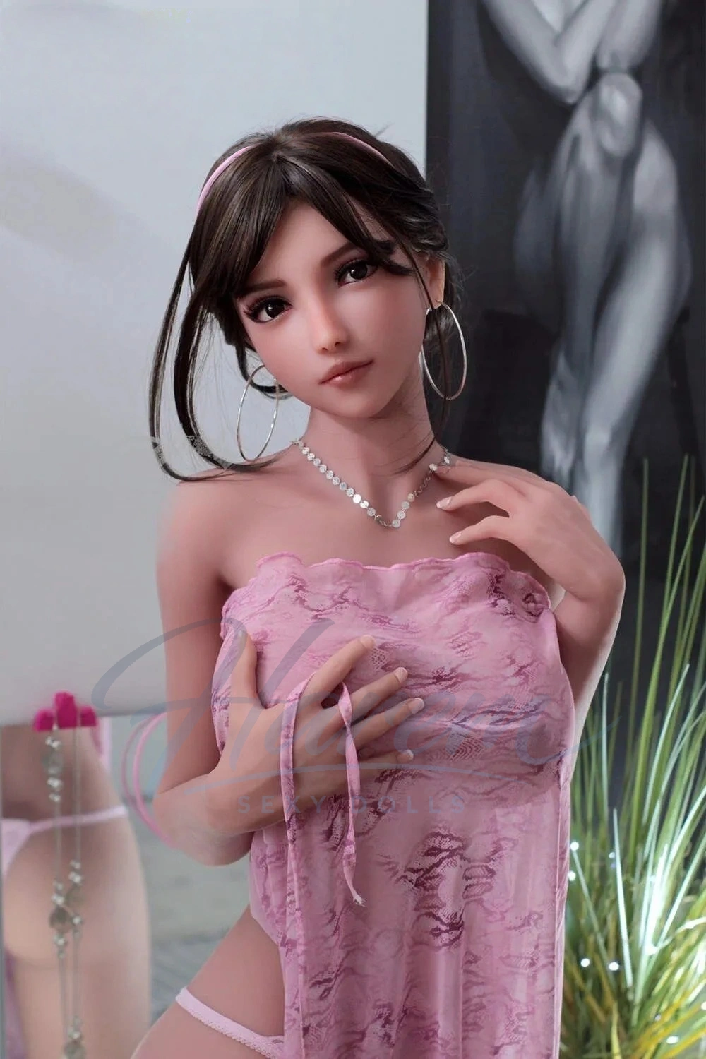 HAREM 158CM #A137 TPE REALISTIC SEX DOLL - Harem sex doll