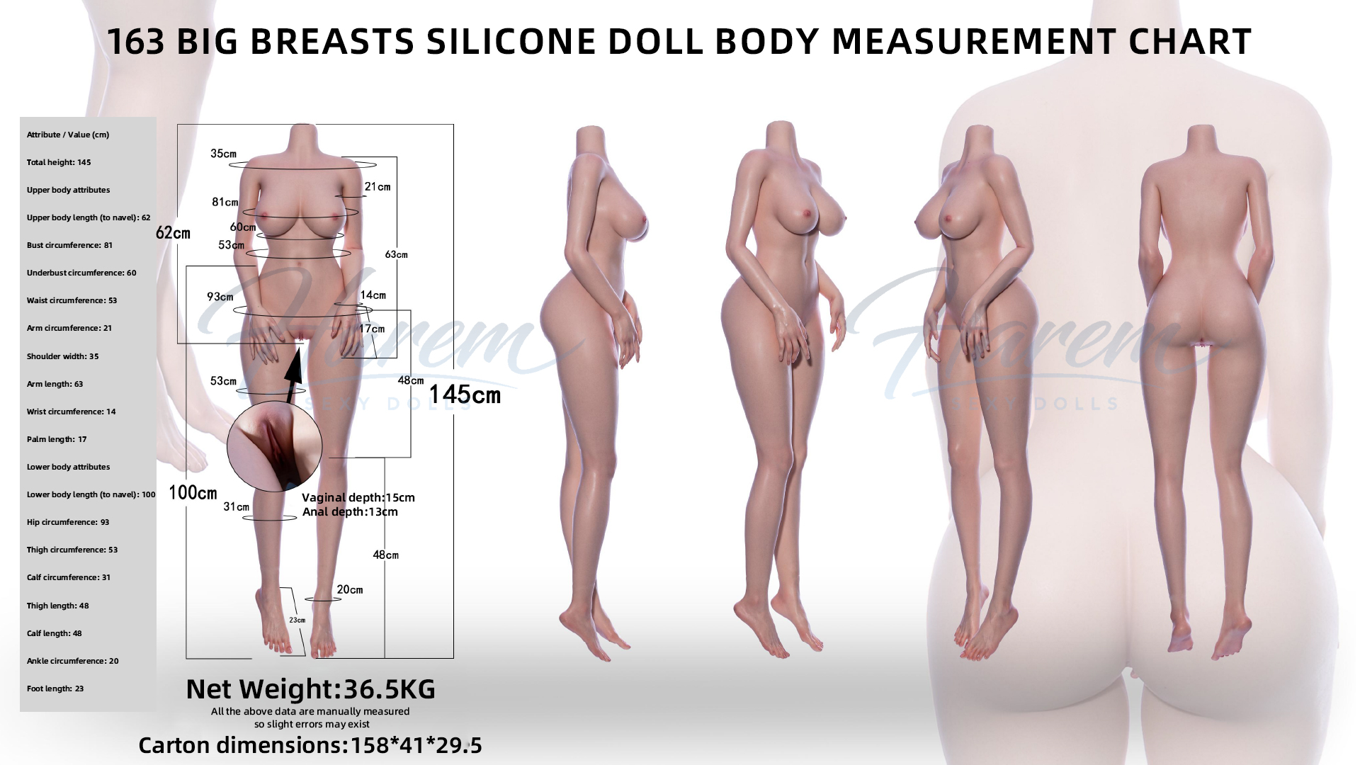 HAREM SILICONE BODY - HAREM silicone sex doll full default premium system ROS head