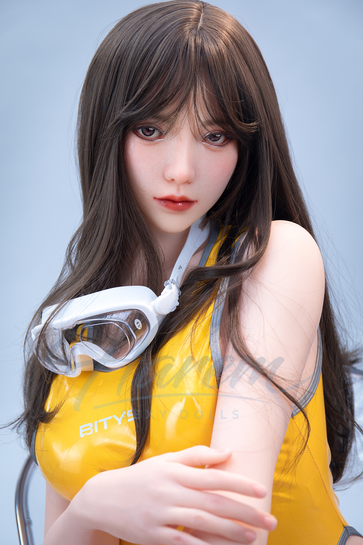 HAREM 150CM #J150 SILICONE REALISTIC SEX DOLL - HAREM silicone sex doll full default premium system ROS head