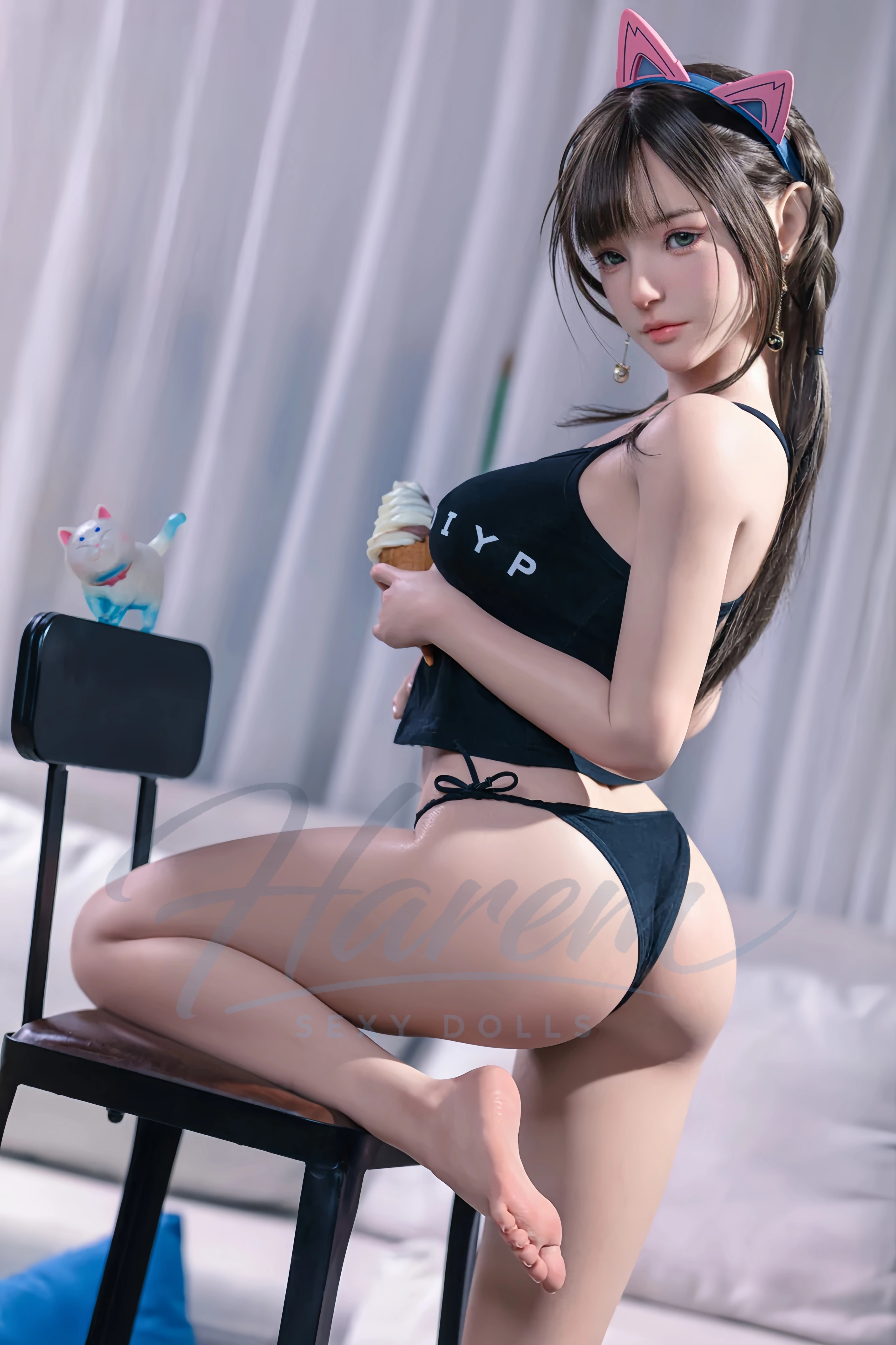 HAREM 158CM #B161 SILICONE REALISTIC SEX DOLL - Harem sex doll