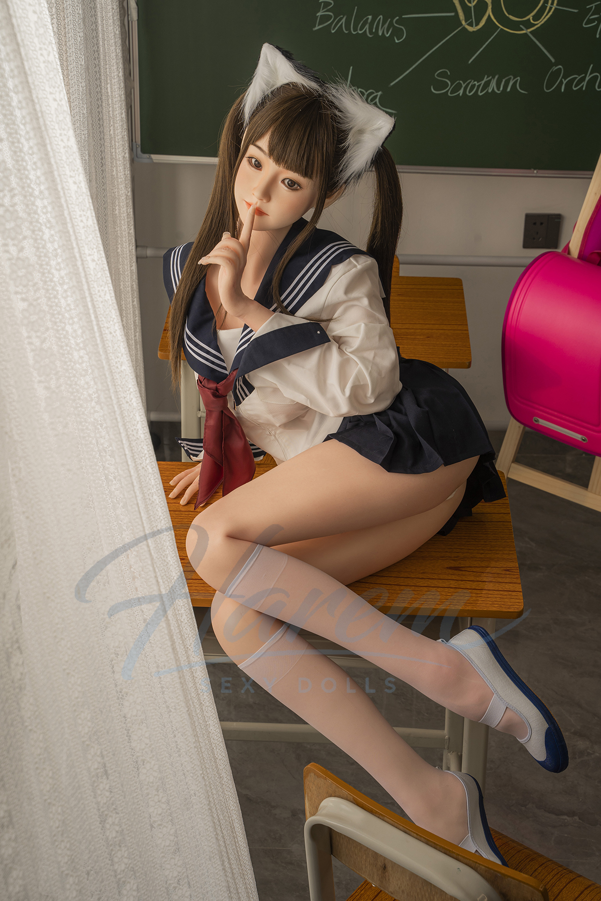 HAREM 150CM #F150 SILICONE REALISTIC SEX DOLL - HAREM silicone sex doll full default premium system ROS head