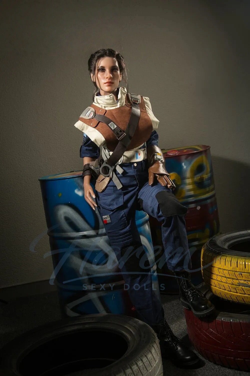 HAREM 168CM #B37 SILICONE REALISTIC SEX DOLL - Harem sex doll