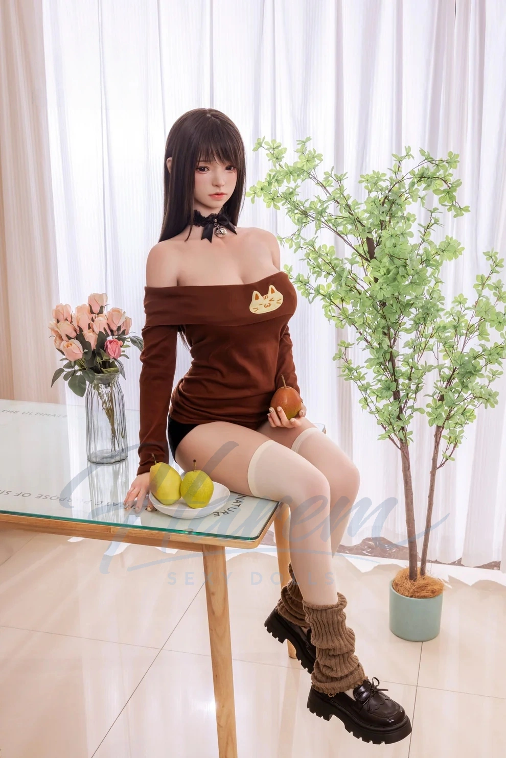 HAREM 168CM #B173 SILICONE REALISTIC SEX DOLL - Harem sex doll