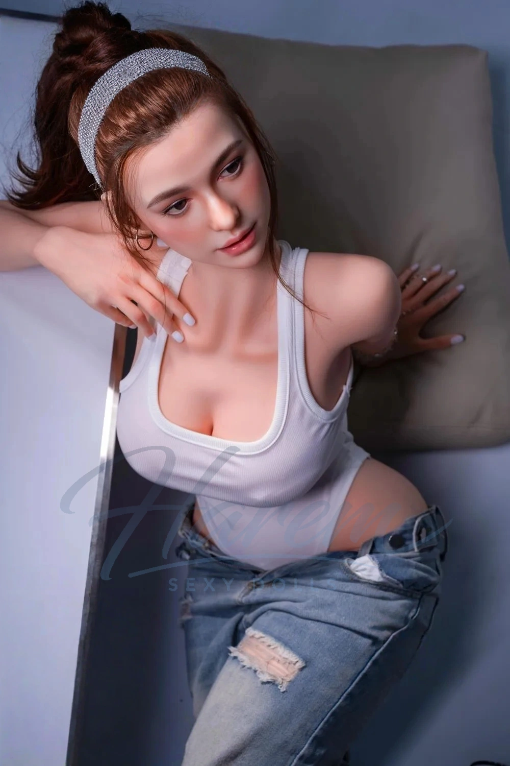 HAREM 150CM #B54 SILICONE REALISTIC SEX DOLL - Harem sex doll