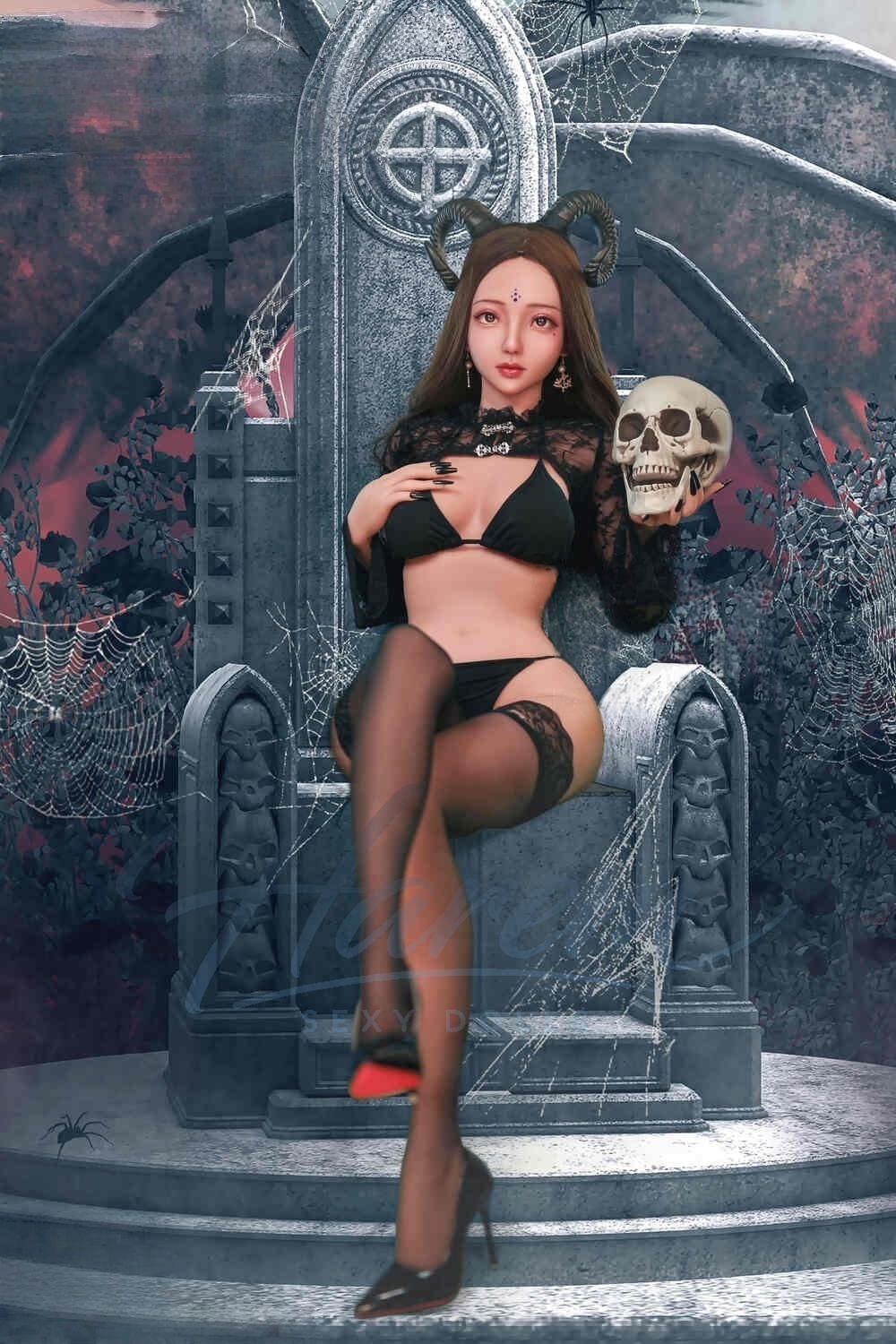 HAREM 168CM #A184 TPE REALISTIC SEX DOLL - Harem sex doll