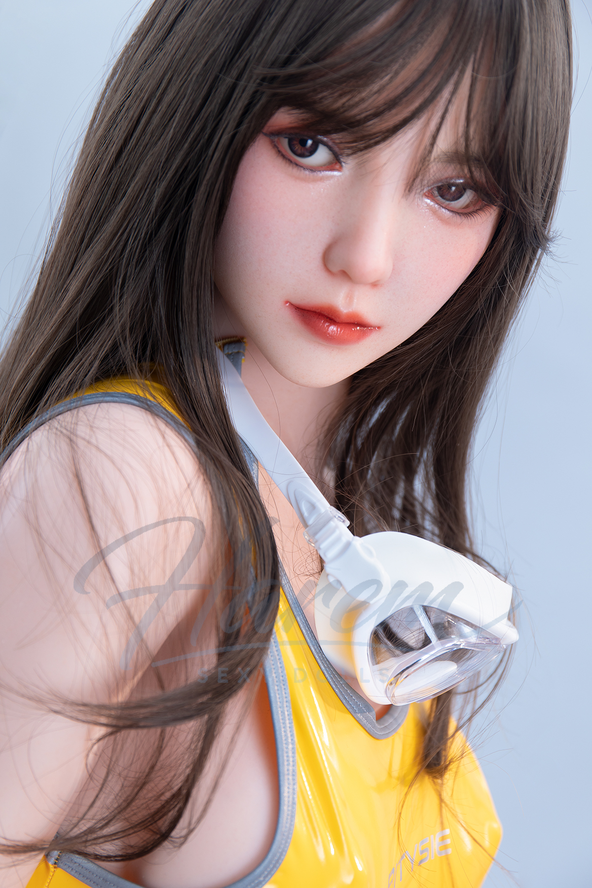 HAREM 150CM #J150 SILICONE REALISTIC SEX DOLL - HAREM silicone sex doll full default premium system ROS head
