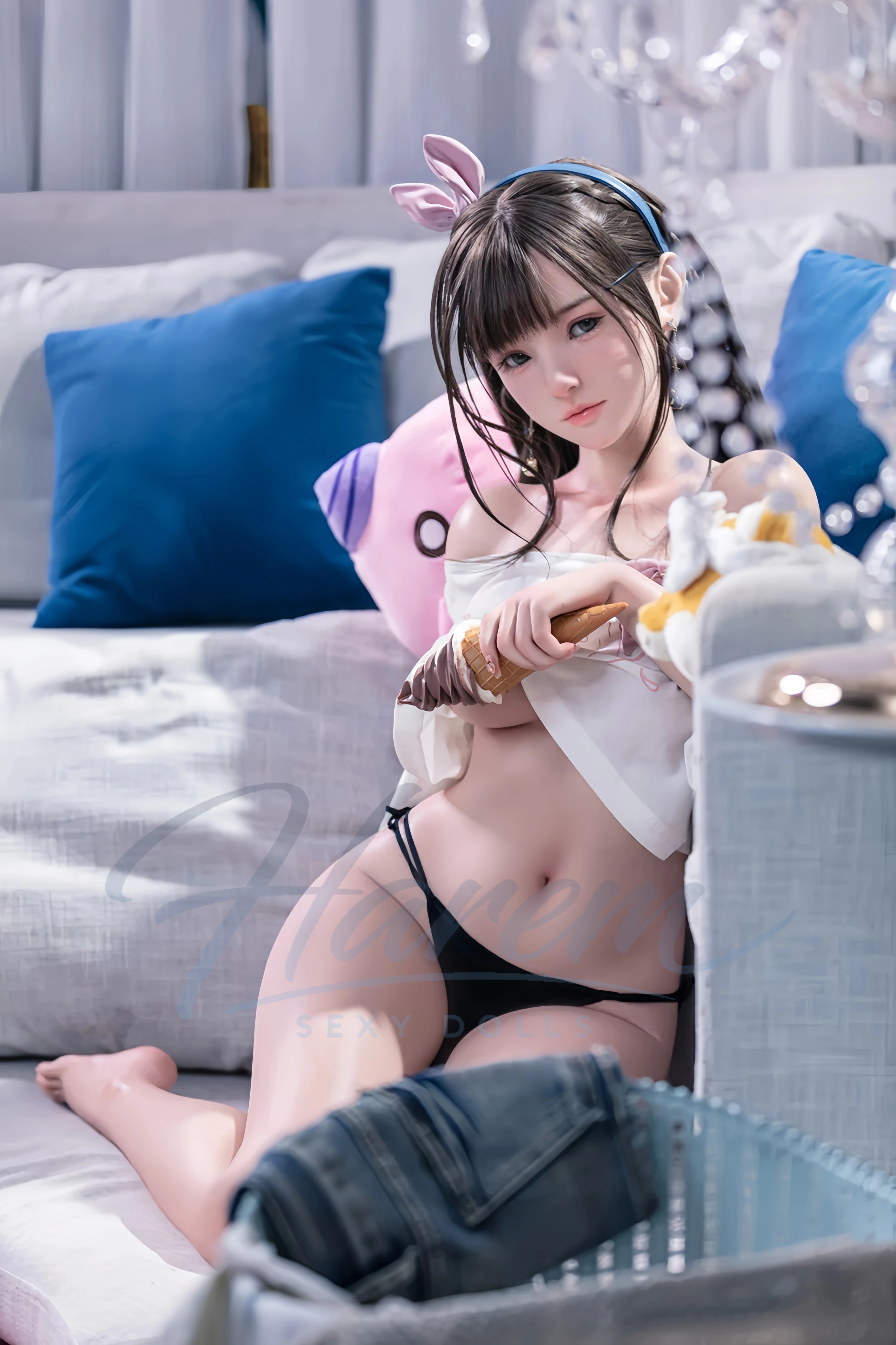 HAREM 158CM #B161 SILICONE REALISTIC SEX DOLL - Harem sex doll