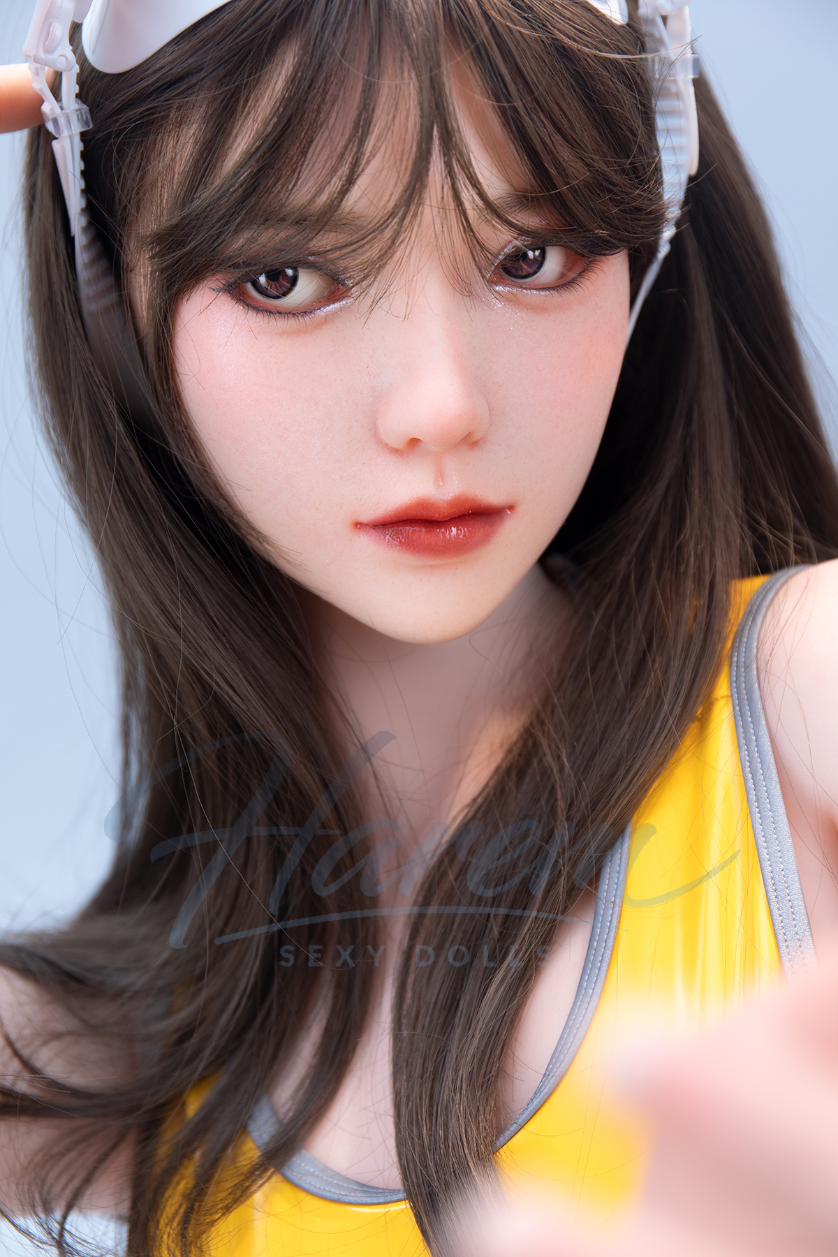 HAREM 150CM #J150 SILICONE REALISTIC SEX DOLL - HAREM silicone sex doll full default premium system ROS head