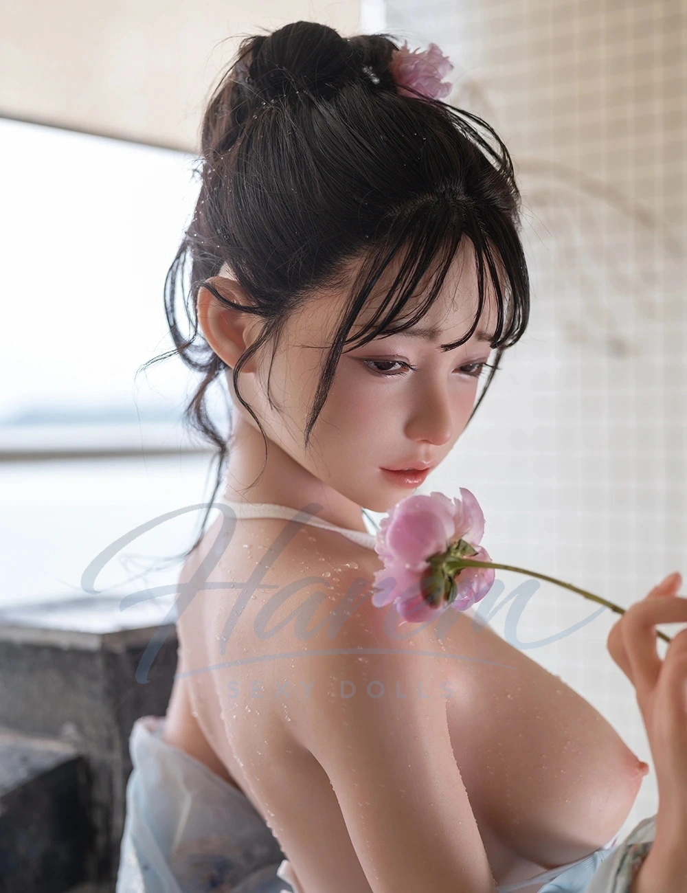 HAREM 158CM #B107 SILICONE REALISTIC SEX DOLL - Harem sex doll