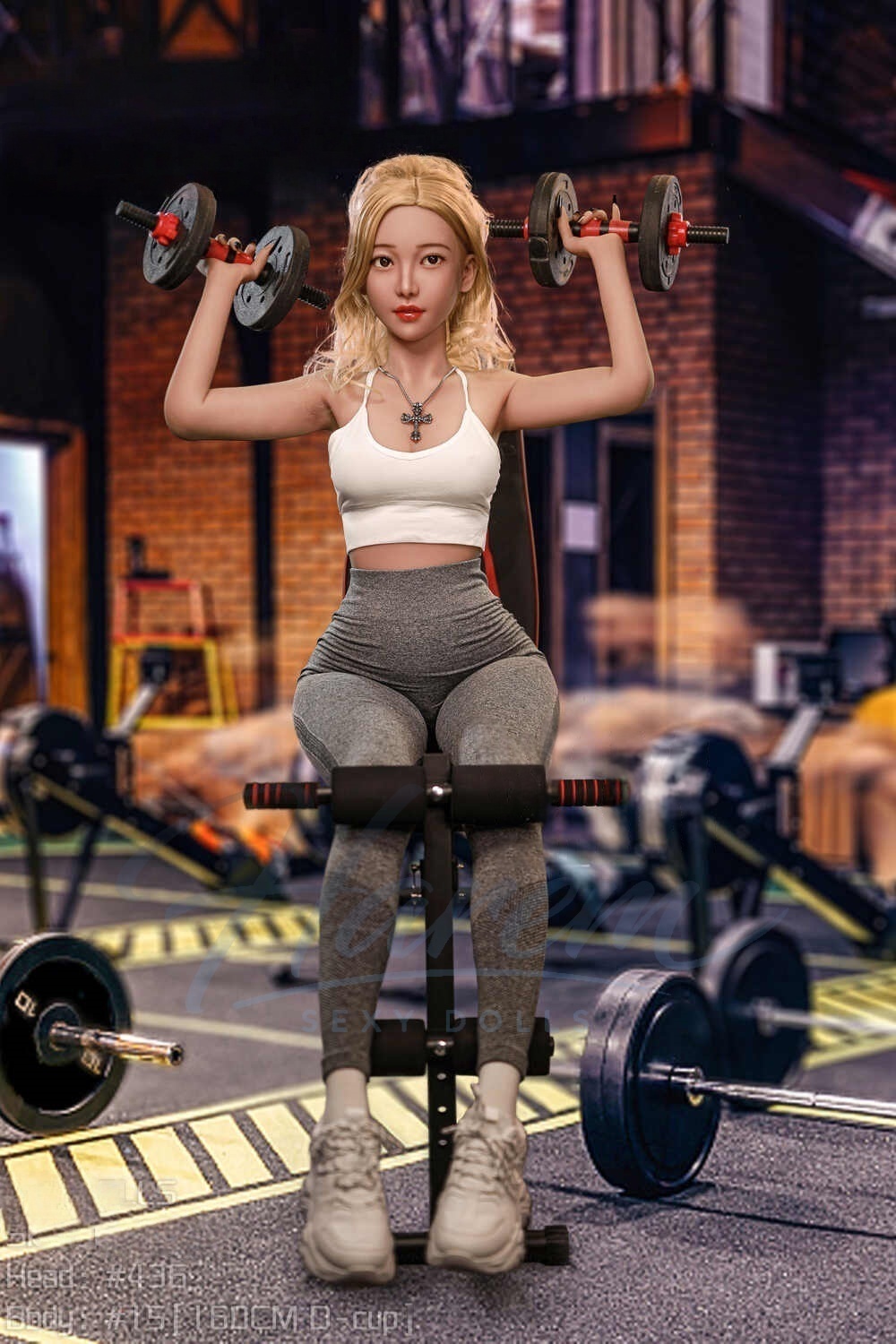 HAREM 168CM #A182 TPE REALISTIC SEX DOLL - Harem sex doll