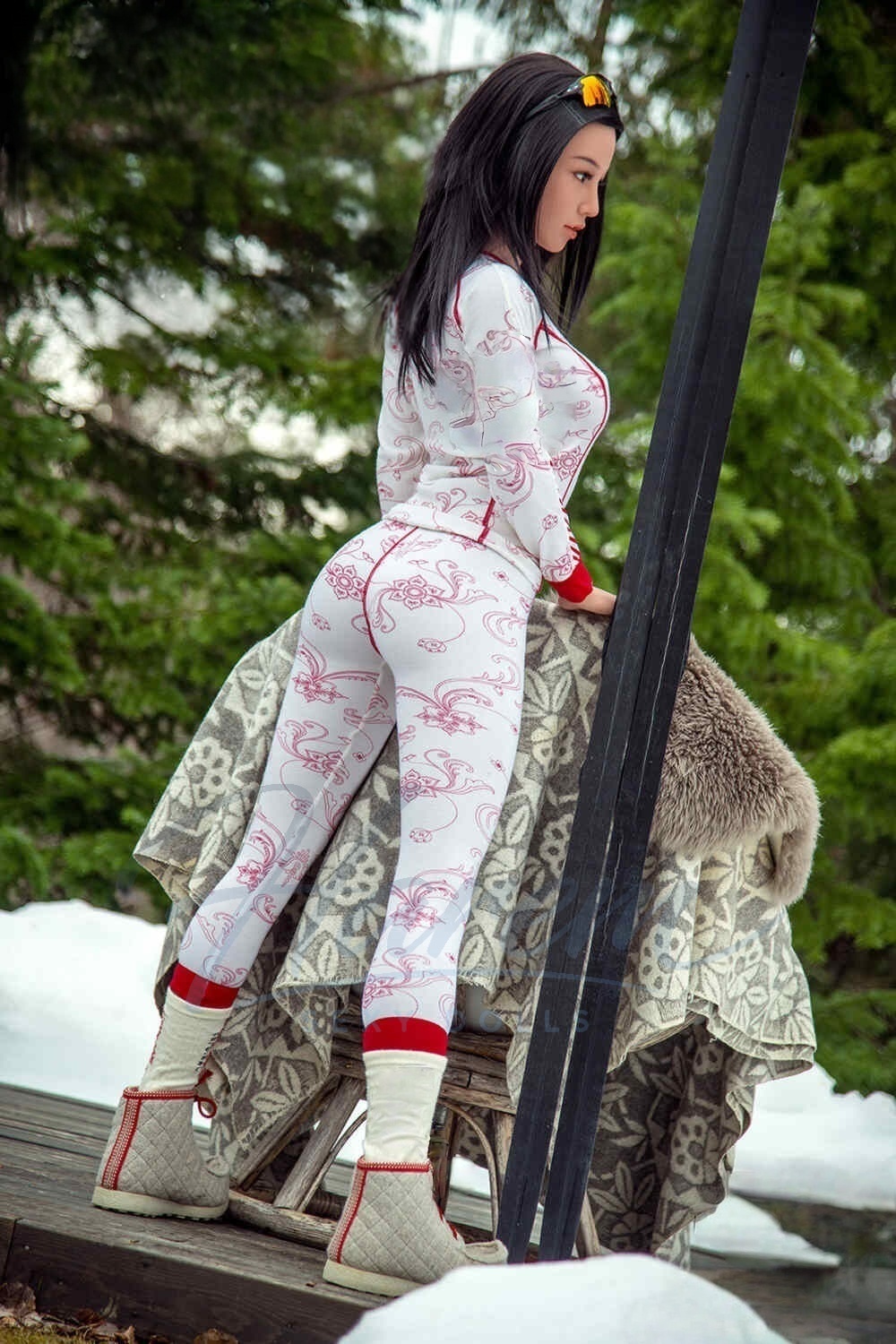 HAREM 158CM #A166 TPE REALISTIC SEX DOLL - Harem sex doll