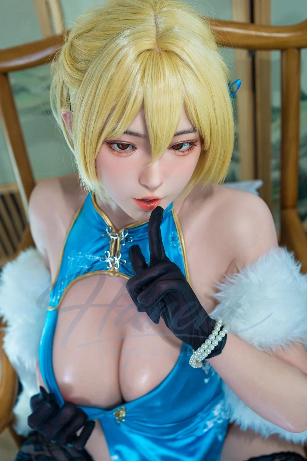 HAREM 158CM #B163 SILICONE REALISTIC SEX DOLL - Harem sex doll