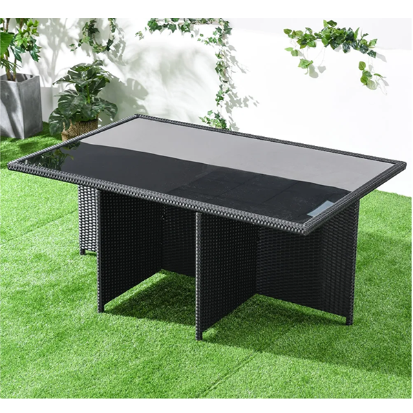 预发布站点、【Furniture】7-Piece Rattan Dining Set Outdoor Conversation Set with Glass-Top Rectangle Table and 6 Barrel Chair Cushion Included、mysite-12345