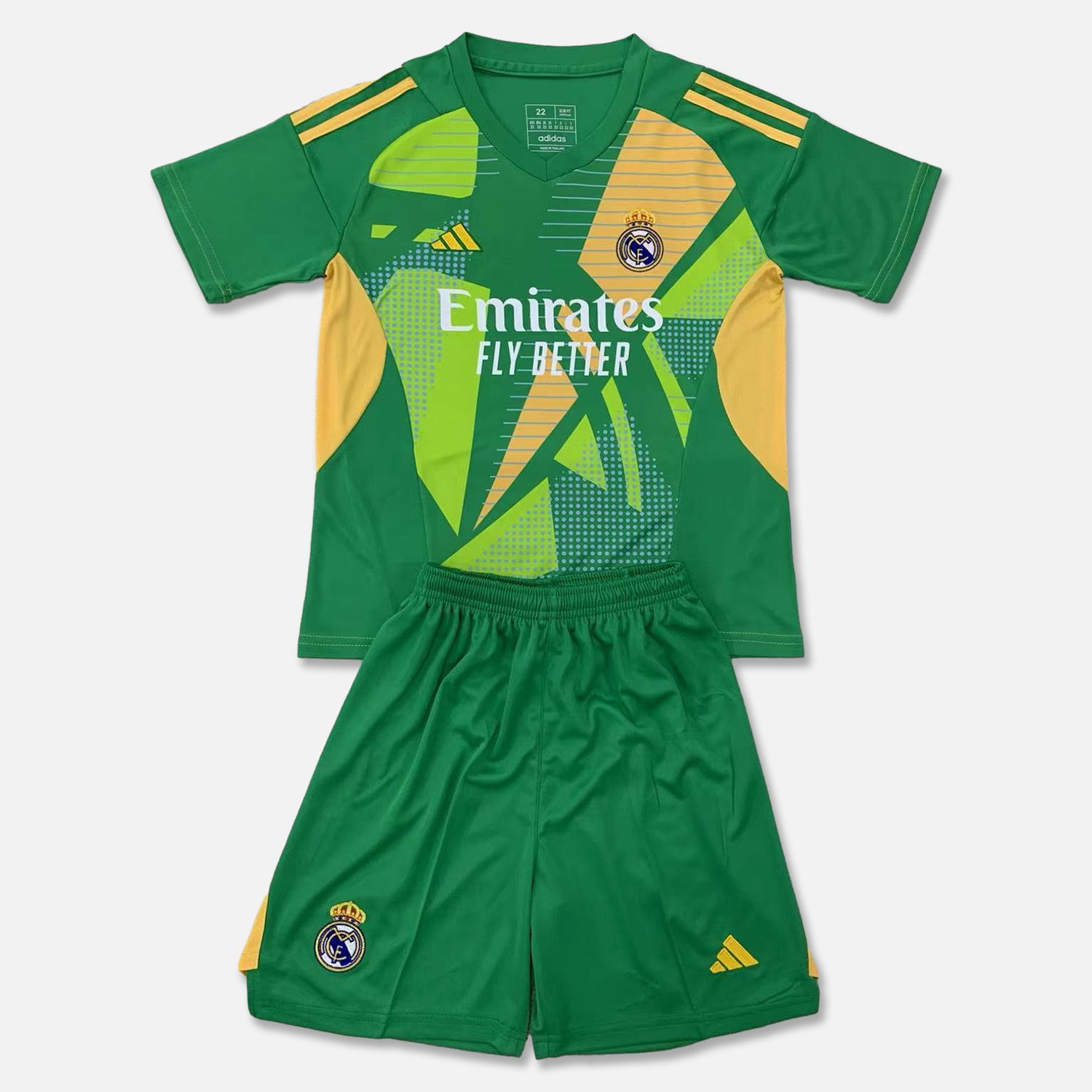 Real Madrid 24-25 Goalkeeper Kids Kit - Green111