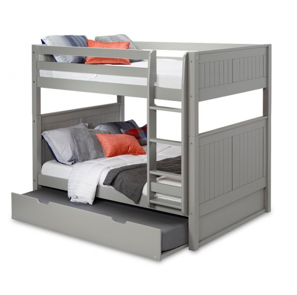 预发布站点、【Furniture】Stig Full Over Full Solid Wood Standard Bunk Bed with Trundle by Harriet Bee、mysite-12345