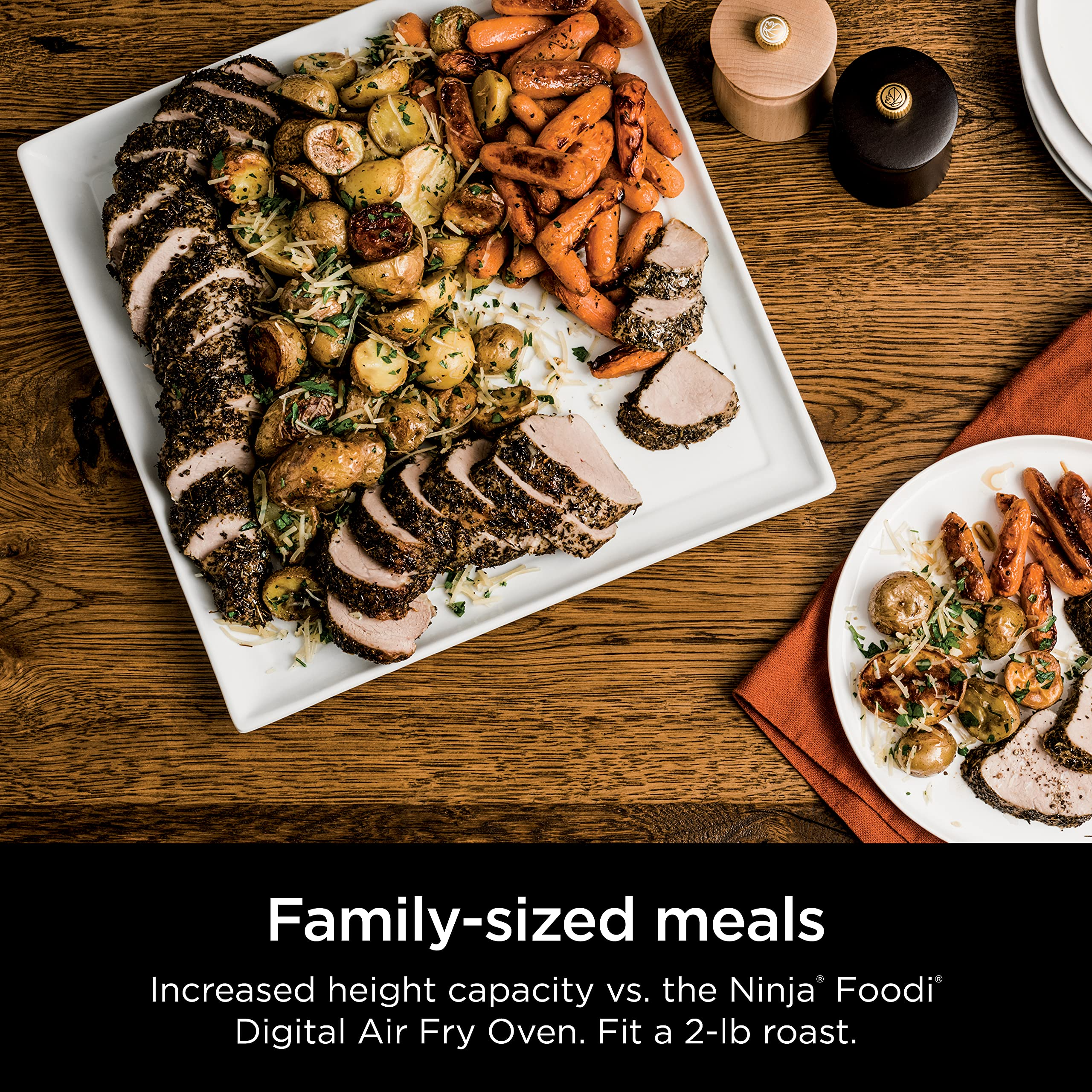 预发布站点、【Appliances】Ninja SP301 Dual Heat Air Fry Countertop 13-in-1 Oven with Extended Height, XL Capacity、-12345