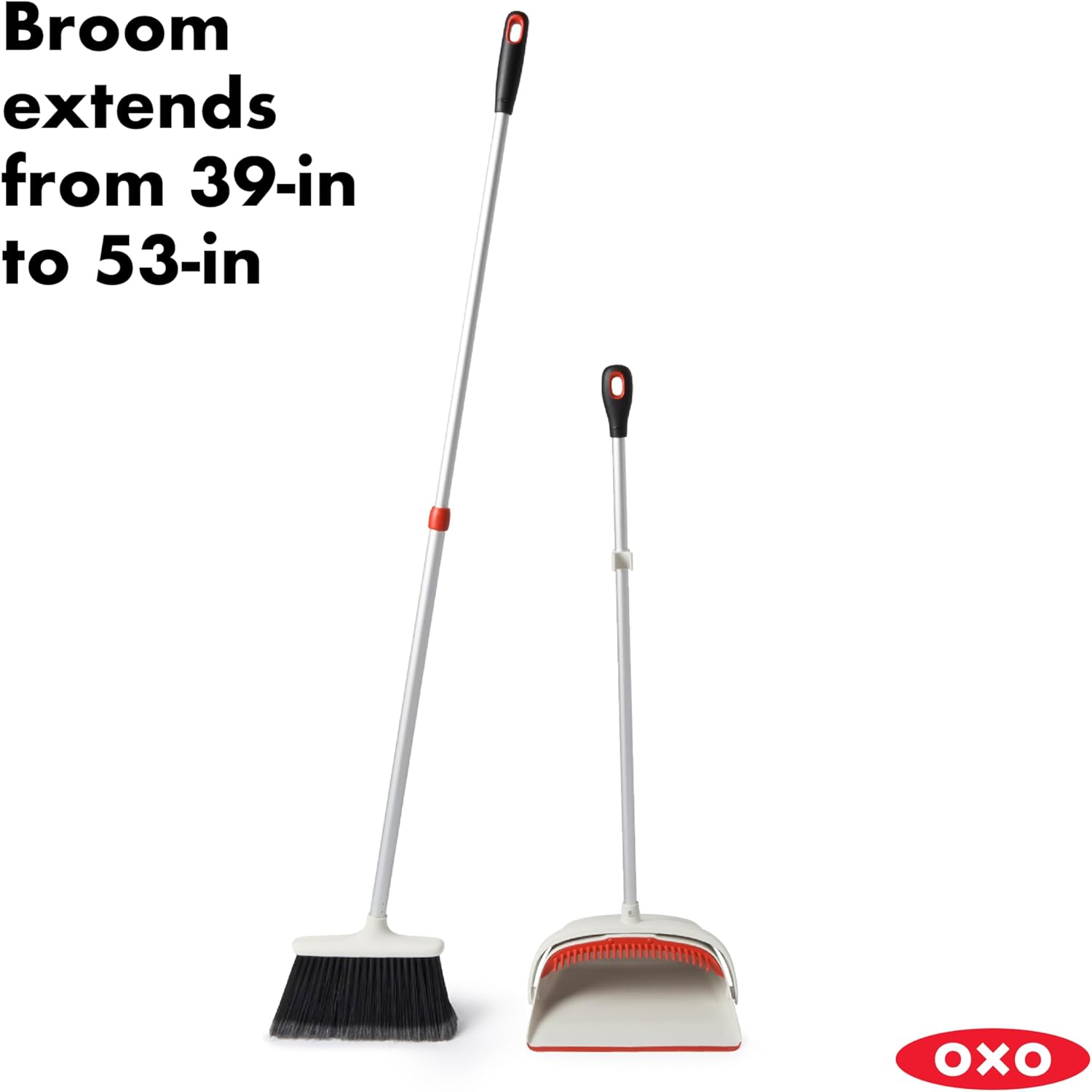OXO Good Grips Large Sweep Set with Extendable Broom,8.5