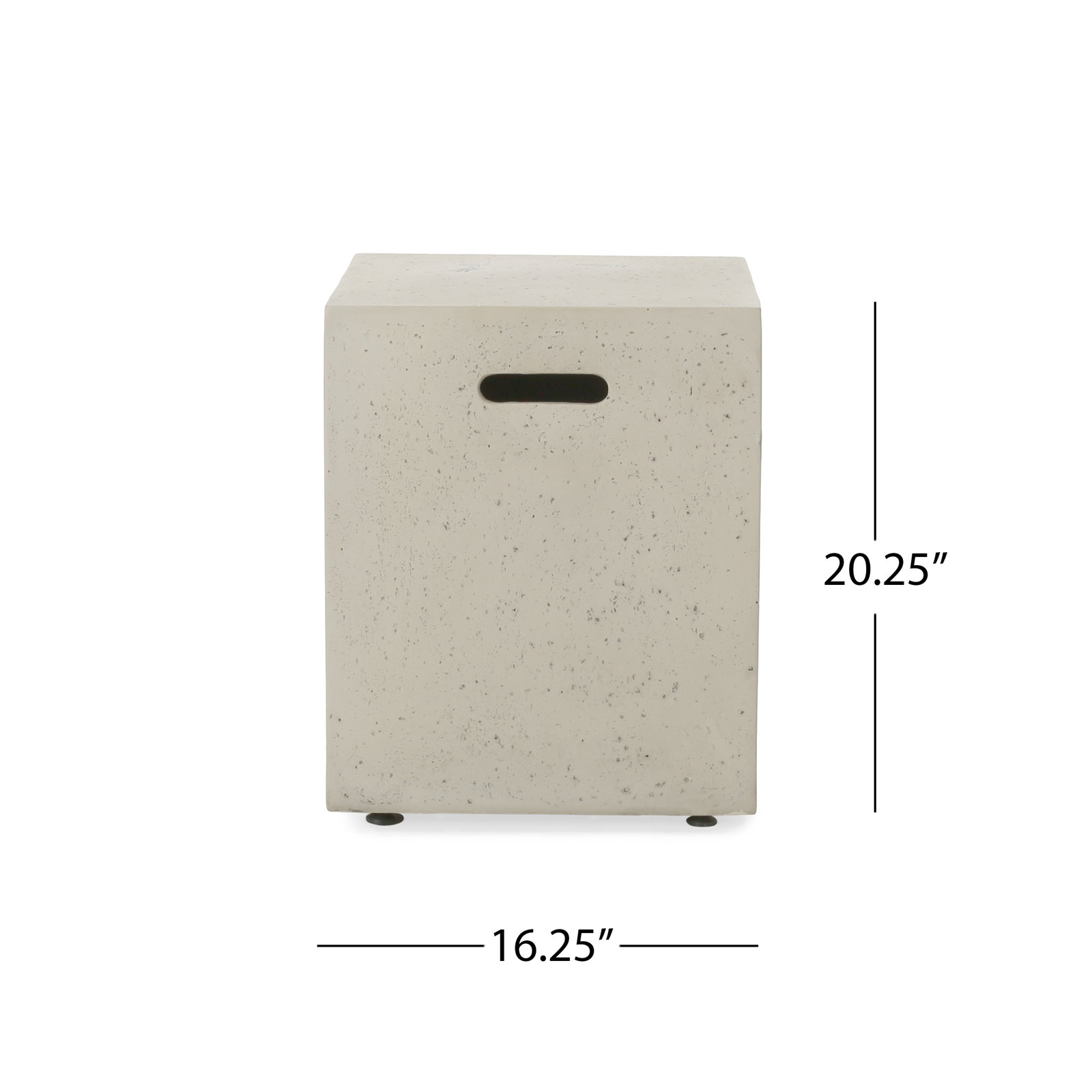 预发布站点、【Sports&Outdoors】Belle 15'' H x 56'' W Concrete Propane Outdoor Fire Pit Table、-12345