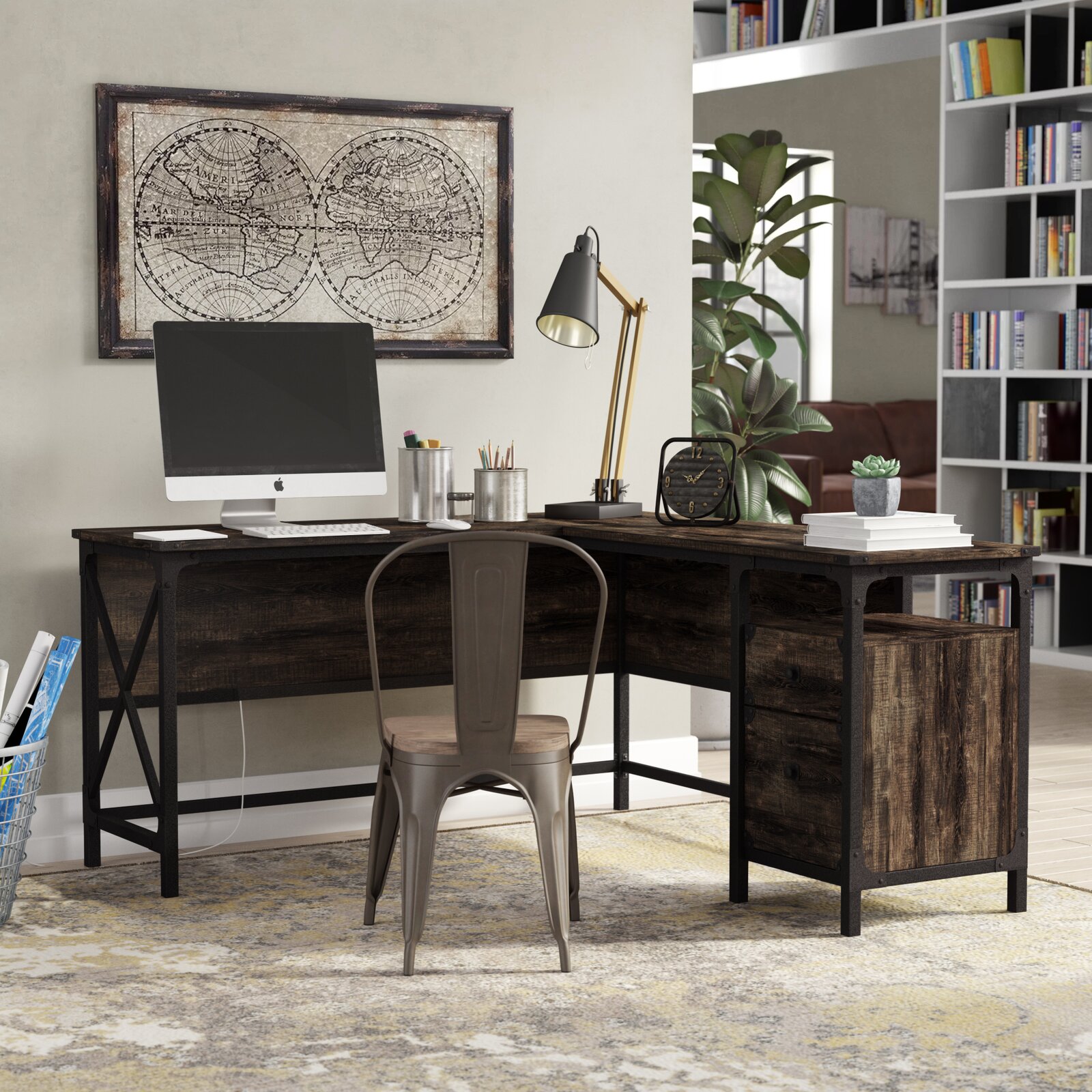 预发布站点、【Furniture】Hovey L-Shape Executive Desk、-12345