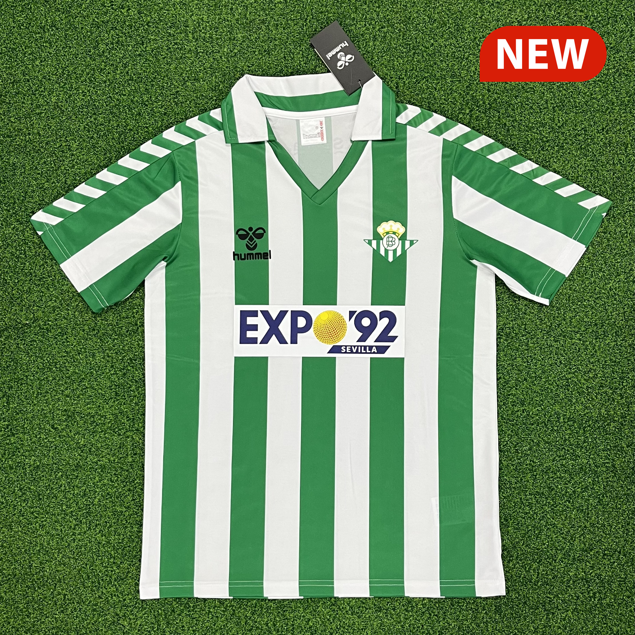 Retro Real Betis 1988-89 Home Stadium Jersey111