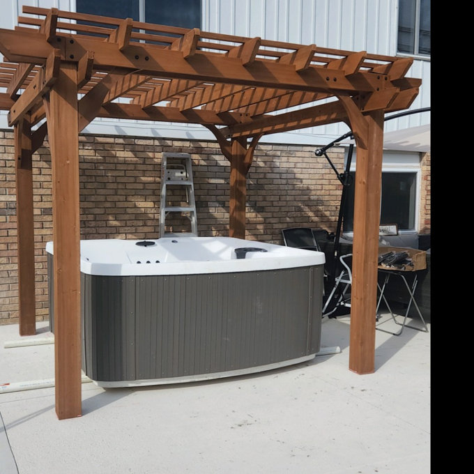 预发布站点、【Sports&Outdoors】Lifesmart Spas Leganza 6 - Person 90 - Jet Rectangular Hot Tub with Ozonator、-12345