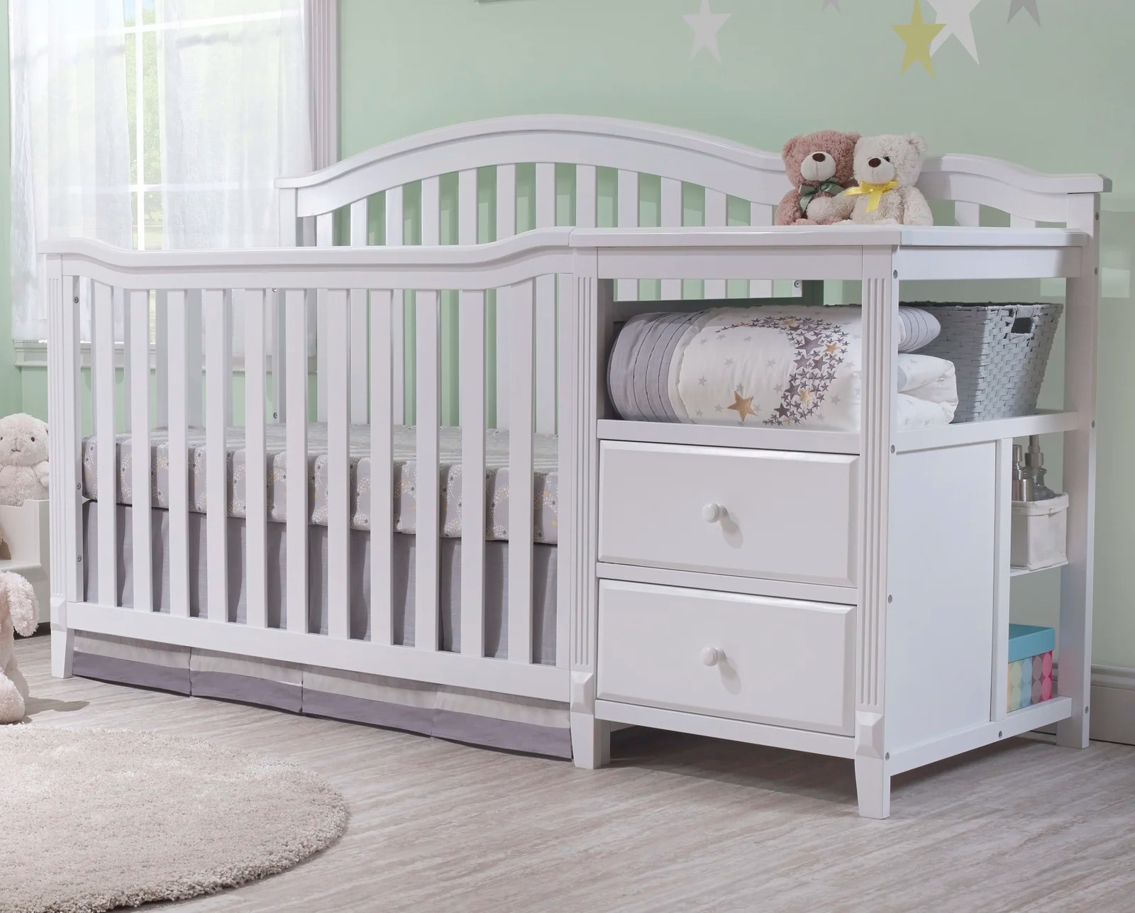 预发布站点、【Baby&Kids】Berkley 4-in-1 Convertible Crib and Changer、-12345