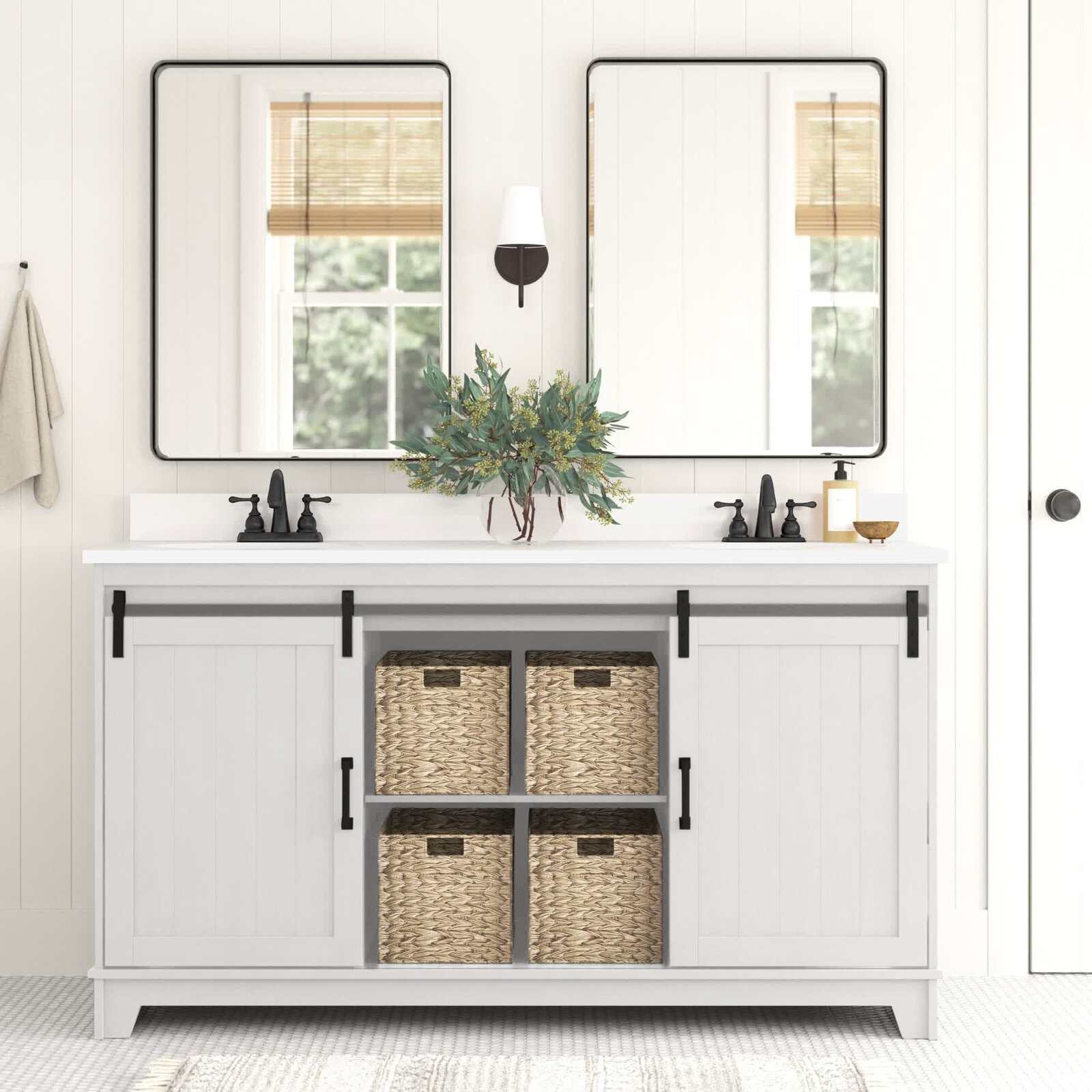 预发布站点、【Home Improvement】Braylen 60" Double Bathroom Vanity Set、-12345