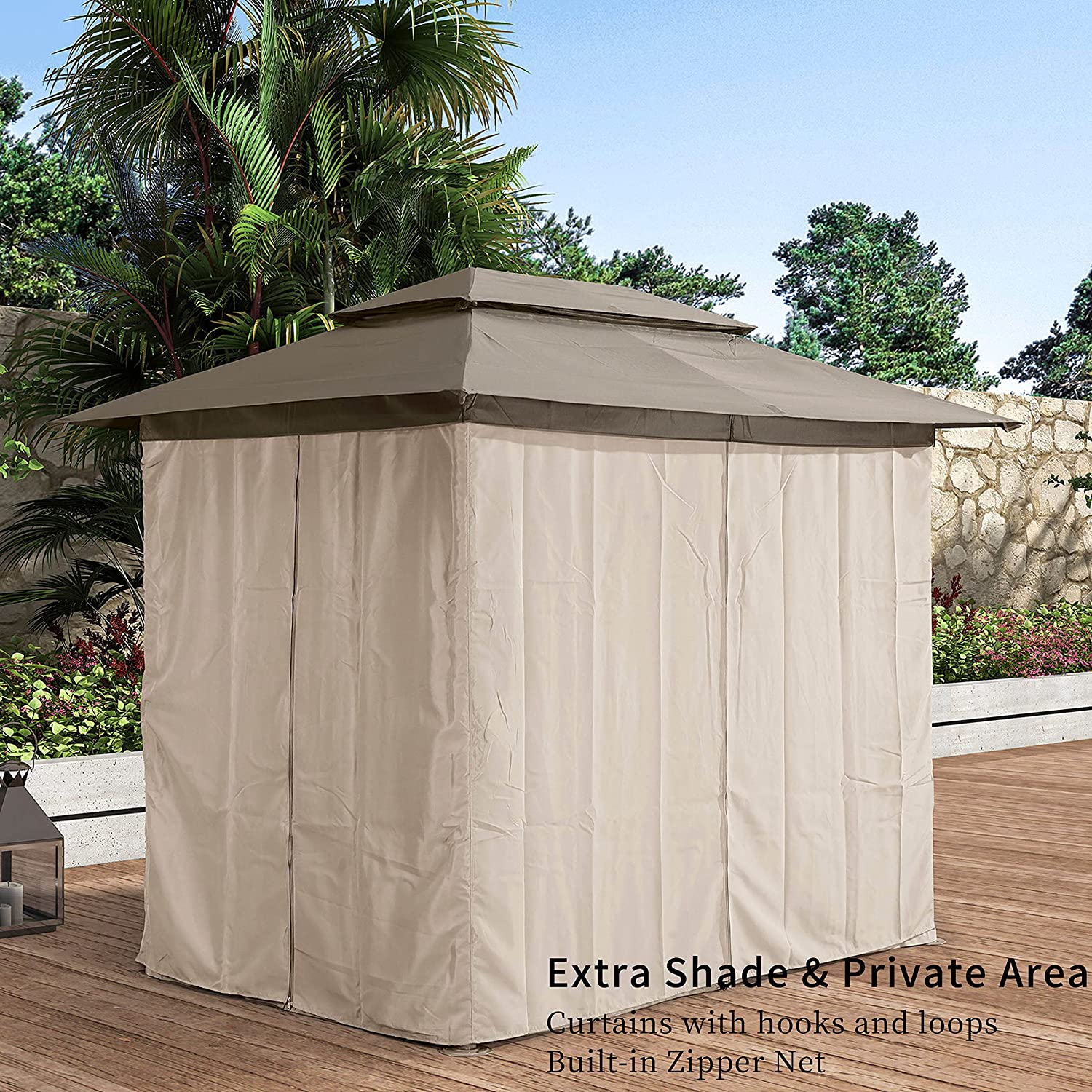 预发布站点、【Gazebo】3 Person Outdoor Patio Porch Swing Gazebo with Netting & Gazebo Curtains、mysite-12345