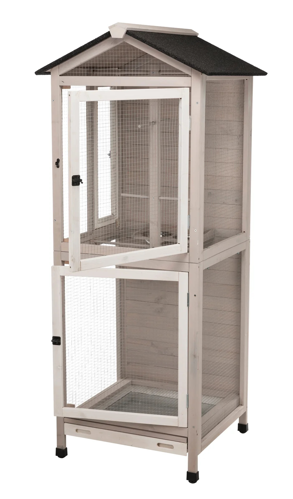 预发布站点、【Pet】Freddy 70'' Pointed Top Flight Cage with Stand、-12345